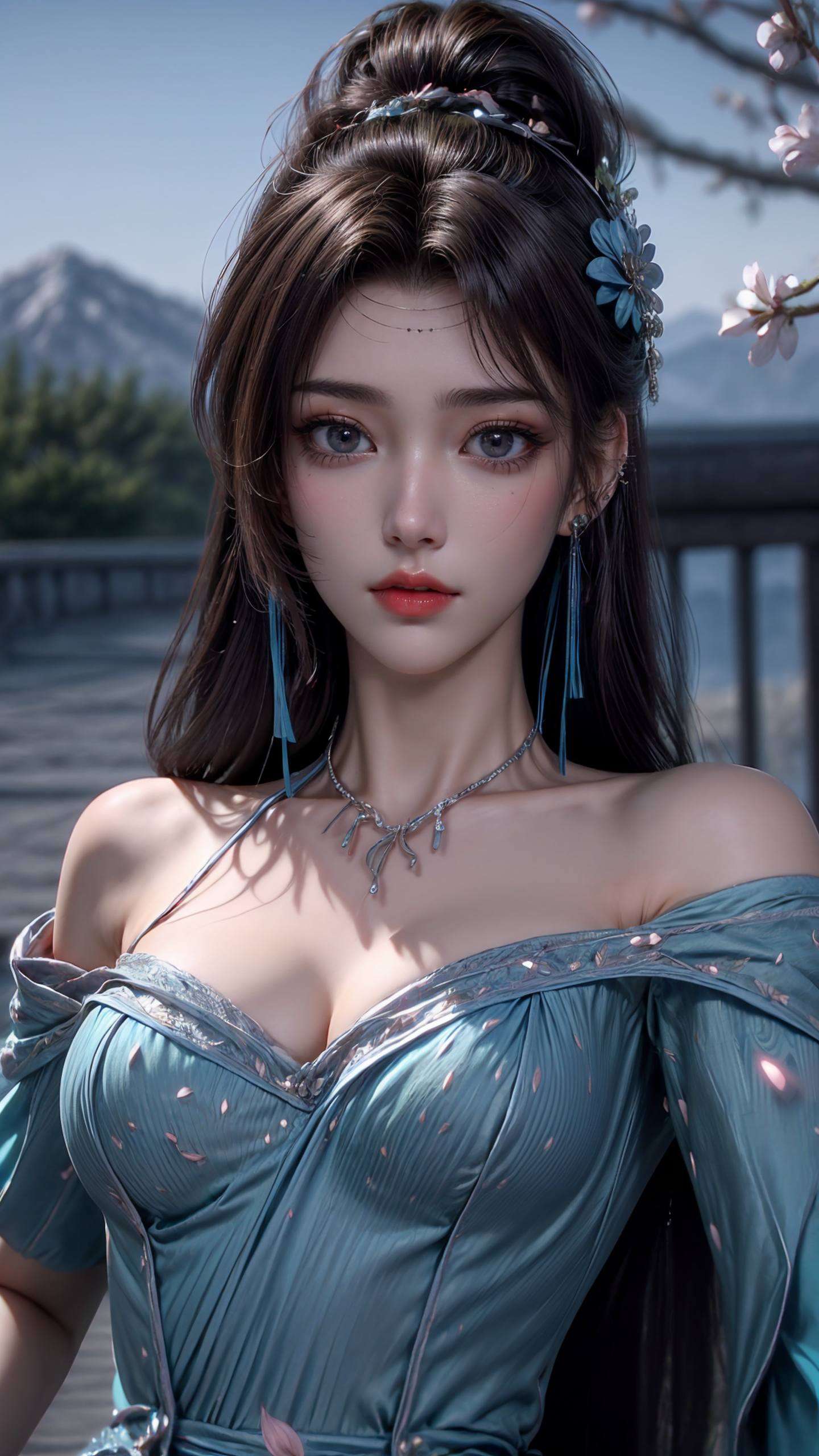 为你的手机屏幕增添一抹国漫的浪漫与玄幻色彩以其独特的魅力和旗袍造型的别样风情