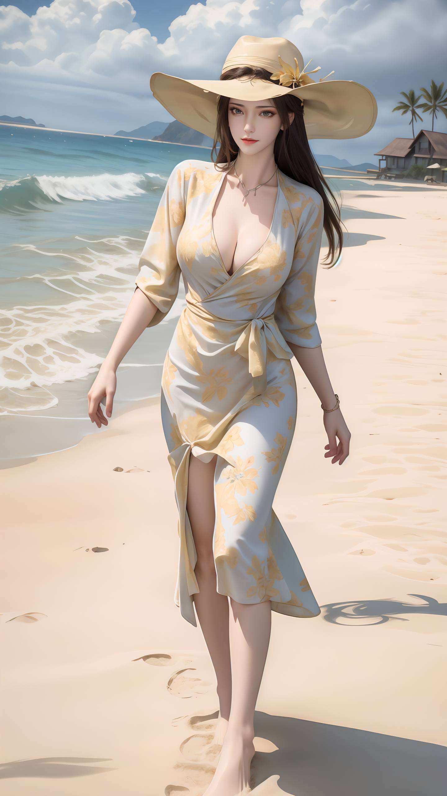她身着一袭云岚宗的服饰在国漫的世界里