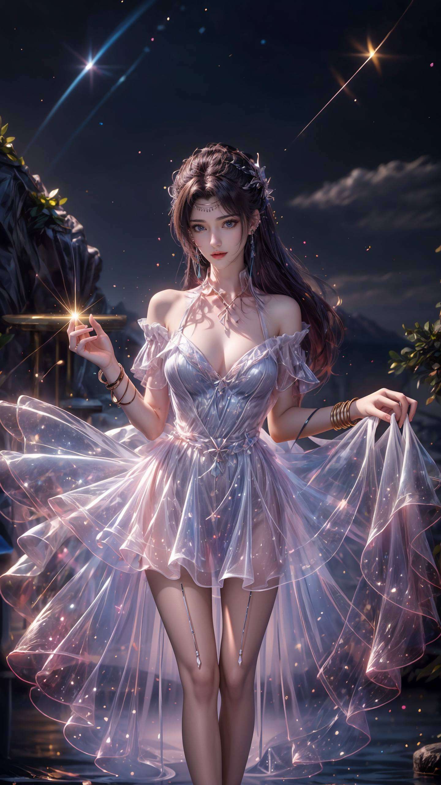 忍不住想把她带回家是不是呀？😉 快来收下这款高清3D云韵壁纸