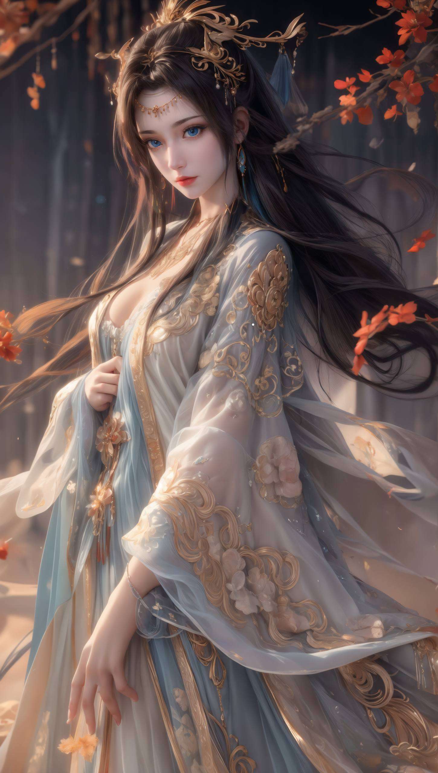 带着满满的祝福她的美