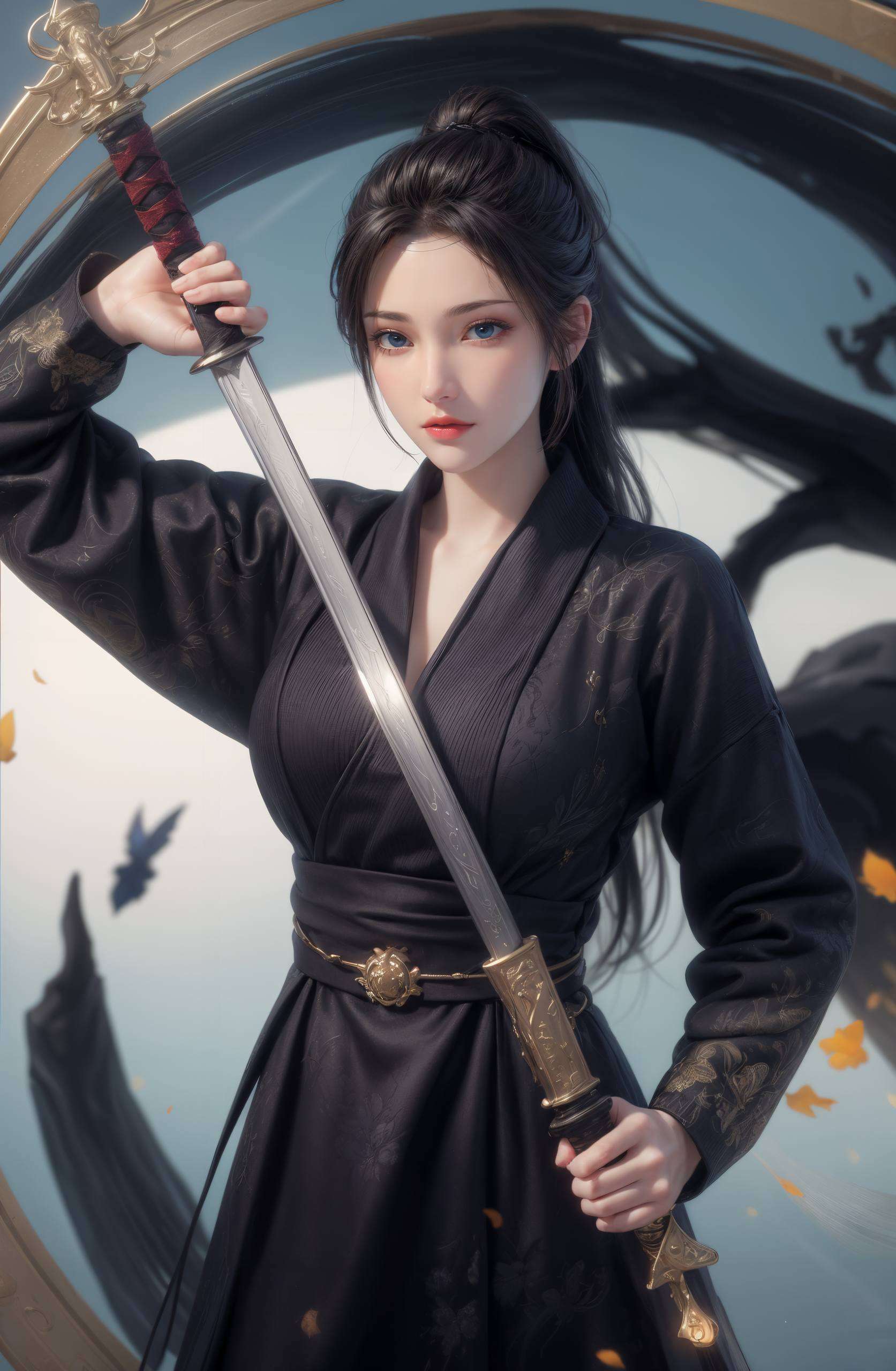 小可爱们今天给大家带来一款超萌的AI生成壁纸！🌟 这次的主题可是我们的国漫女神云曦和云韵哦！🌸 快来欣赏这款结合了斗破苍穹和云岚宗元素的可爱壁纸