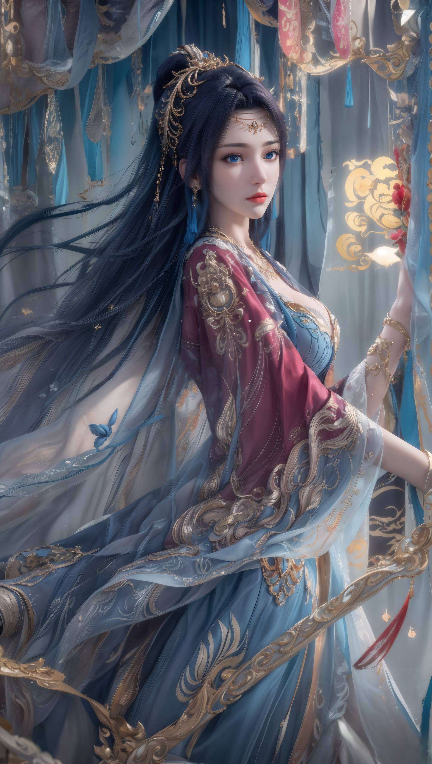 嘿今天给大家带来一款超级梦幻的斗破苍穹壁纸！这位国漫女神——云韵