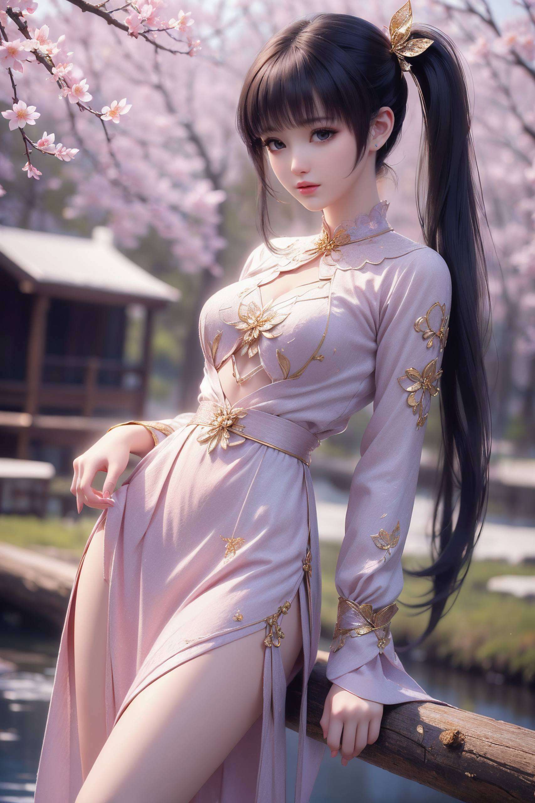 令人陶醉这款国漫女神紫妍的静止壁纸