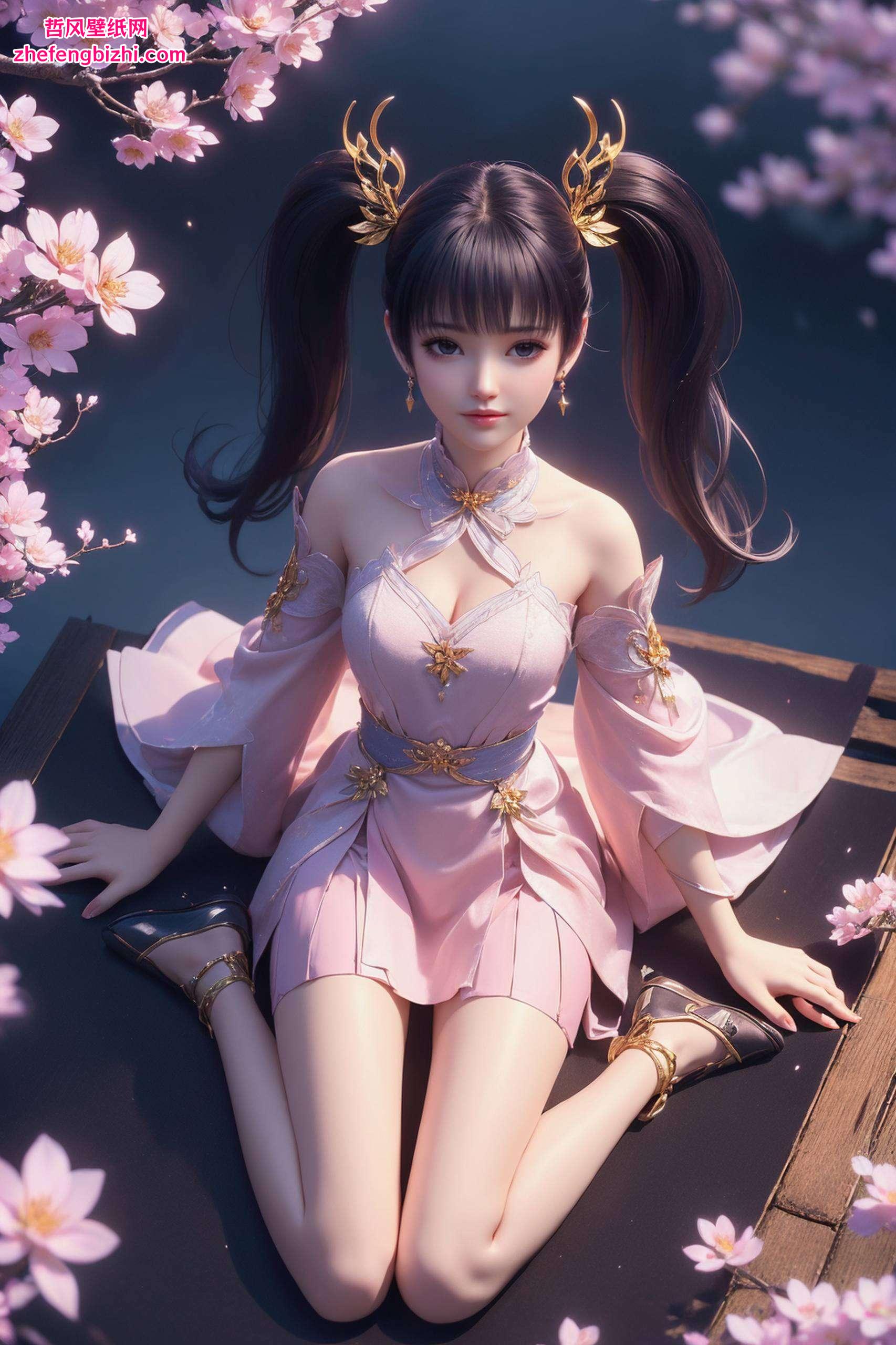 美得让人忍不住多看几眼紫妍4K超清壁纸无水印版