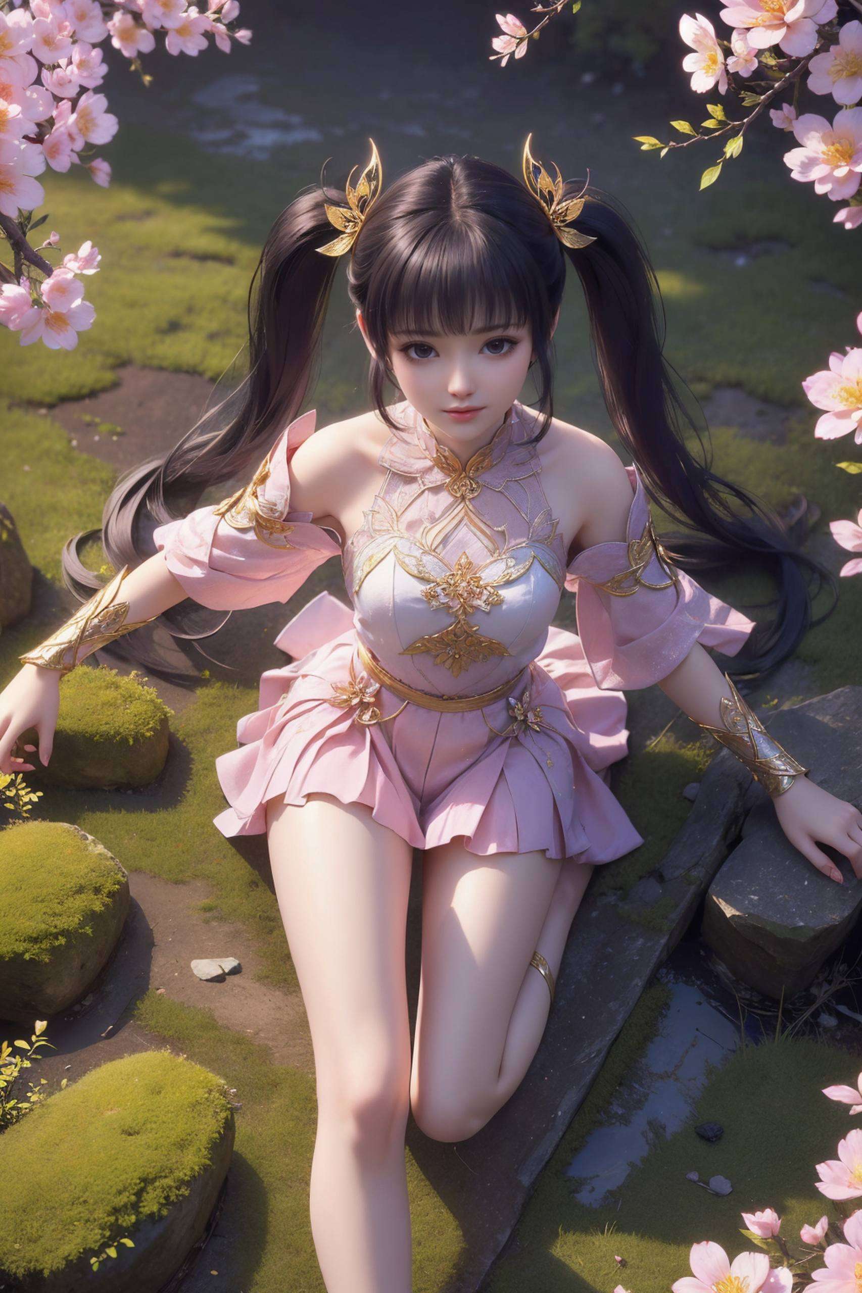 她的每一个眼神、每一个微笑美得让人移不开眼
