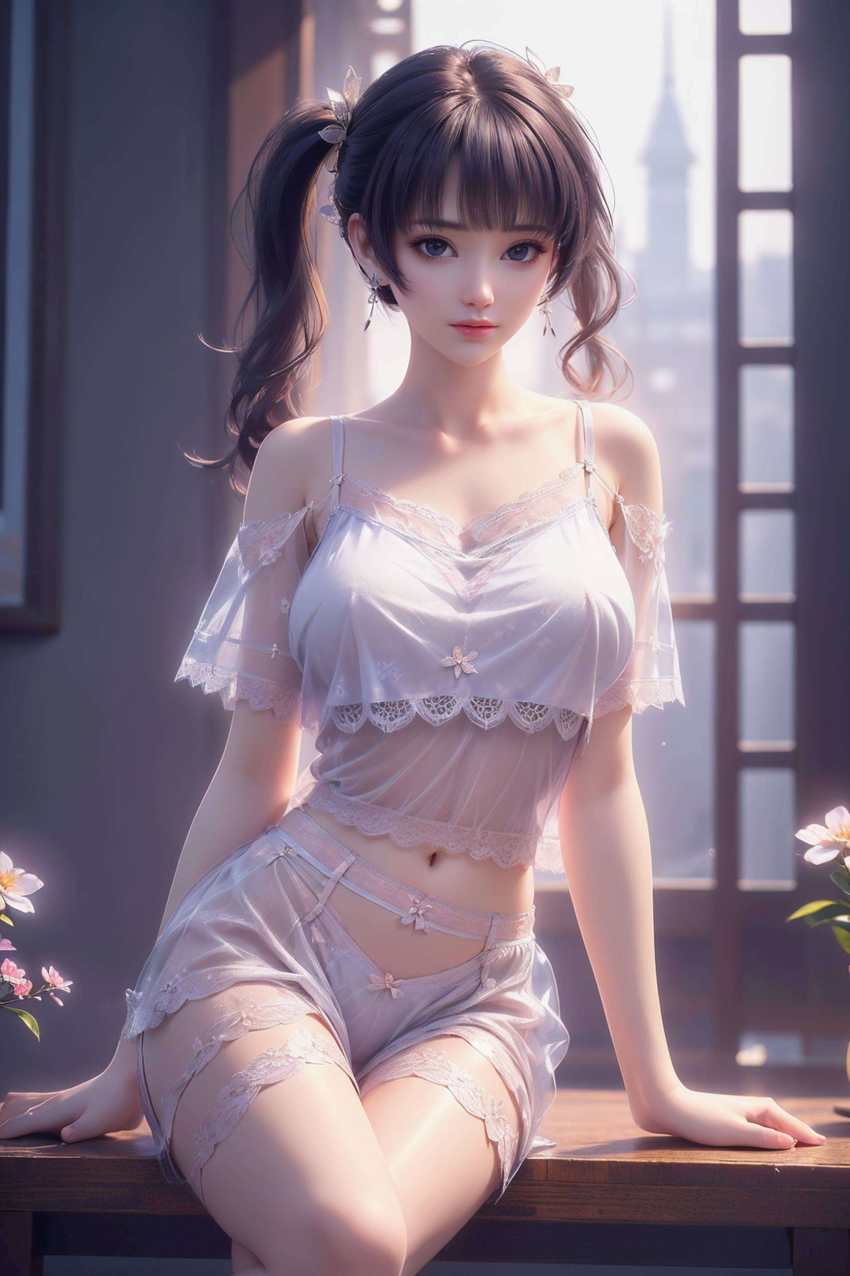 无论是那优雅的姿态还是那迷人的眼神为你精选了一系列紫妍VAM壁纸