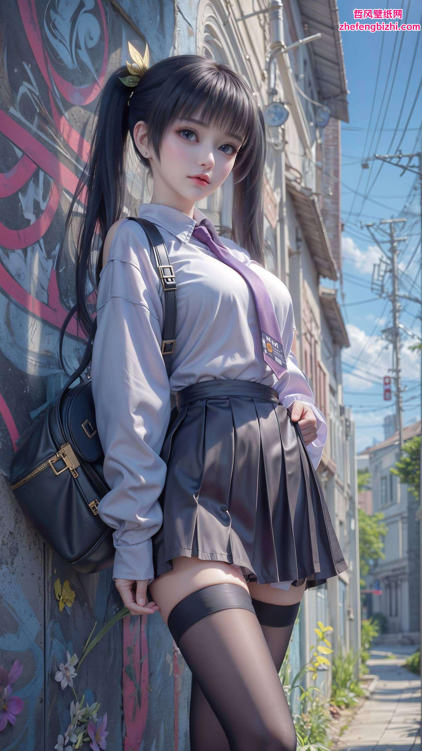 是无数动漫爱好者心中的美丽倩影无水印的纯净之美
