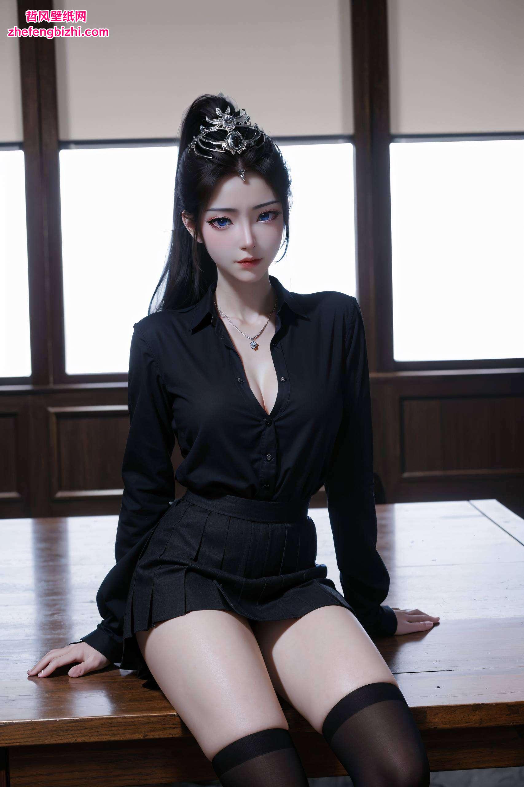 每一帧都是对国漫美女的一次深情致敬这款古香古色的壁纸