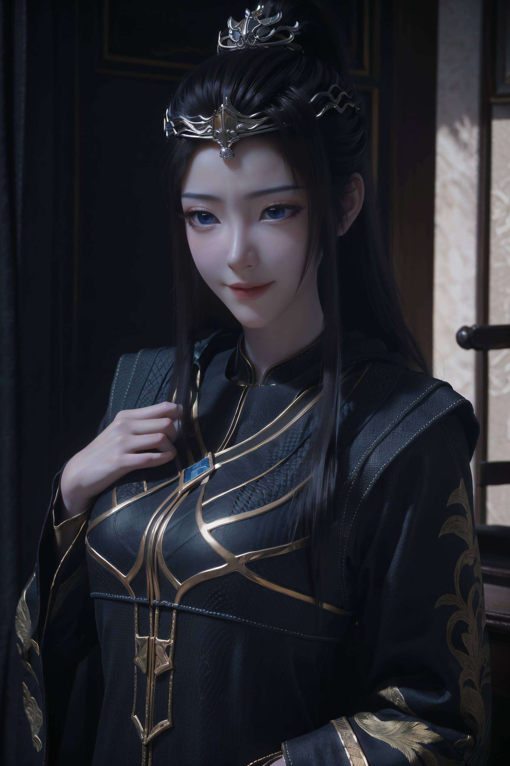 这款凡人修仙传中的国漫女神以她独有的玄幻气质