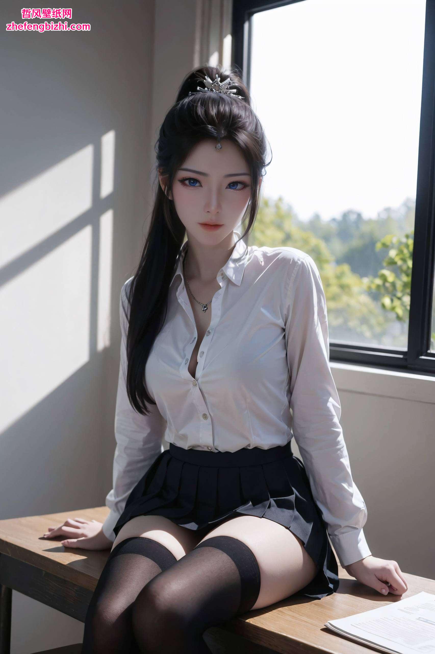 融合了玄幻元素与国漫之美以其优雅气质和深邃眼神