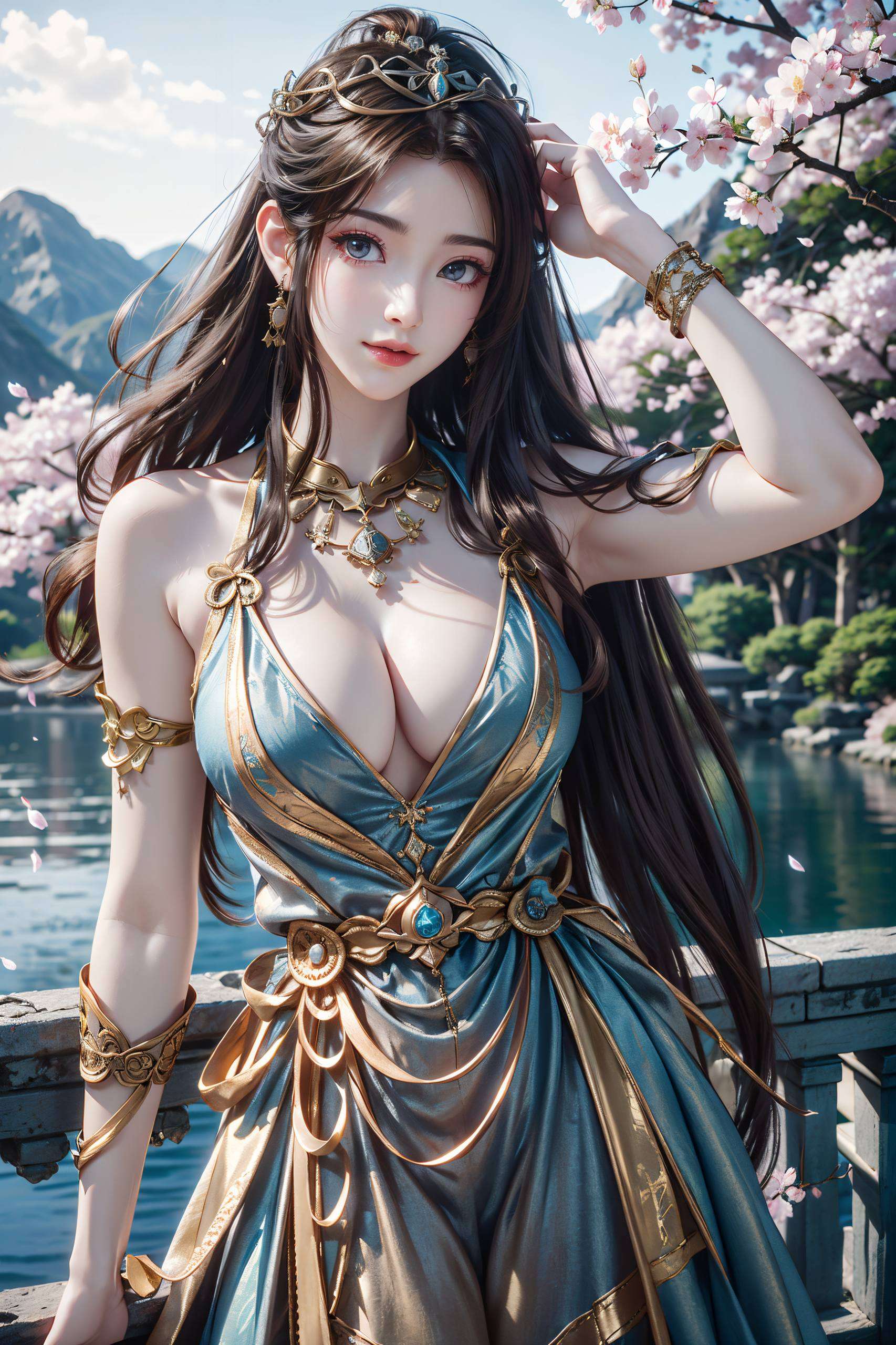 用这些免费的国漫壁纸这些元瑶的AI绘画作品