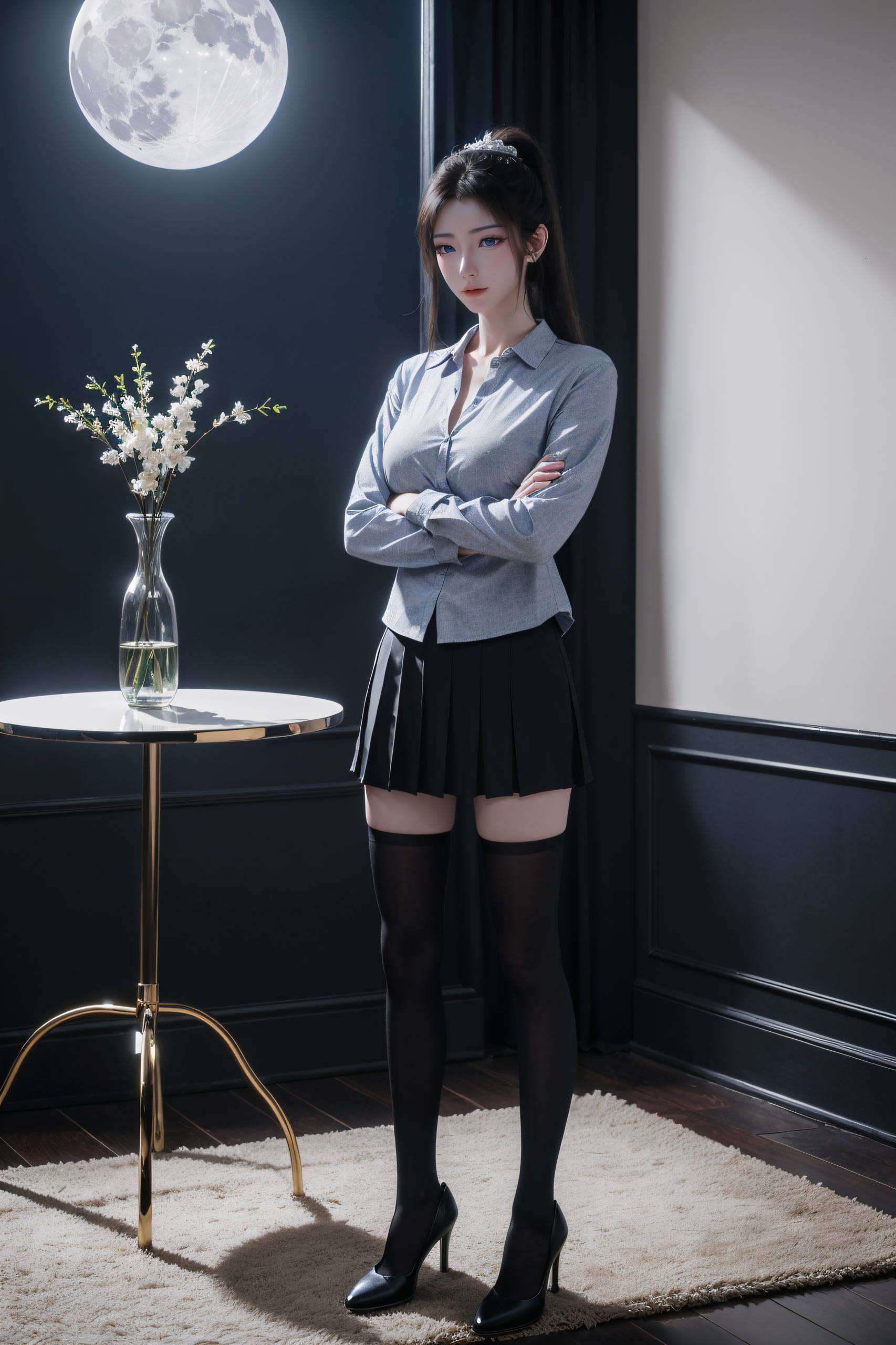 让人不禁沉浸在这份可爱与灵动之中都是动漫美女的倩影