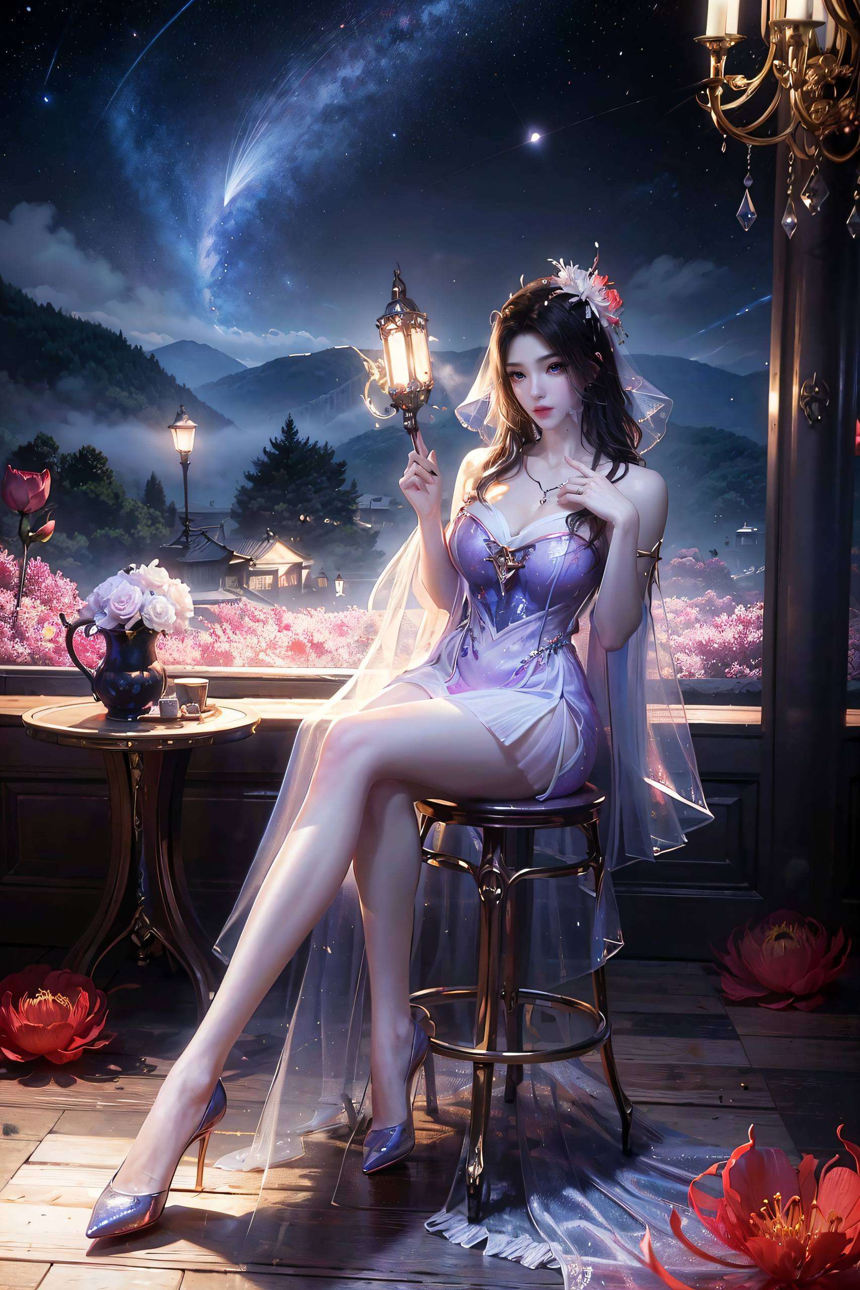 都充满了玄幻的神秘与美丽紫灵以其独特的魅力捕获了无数粉丝的心