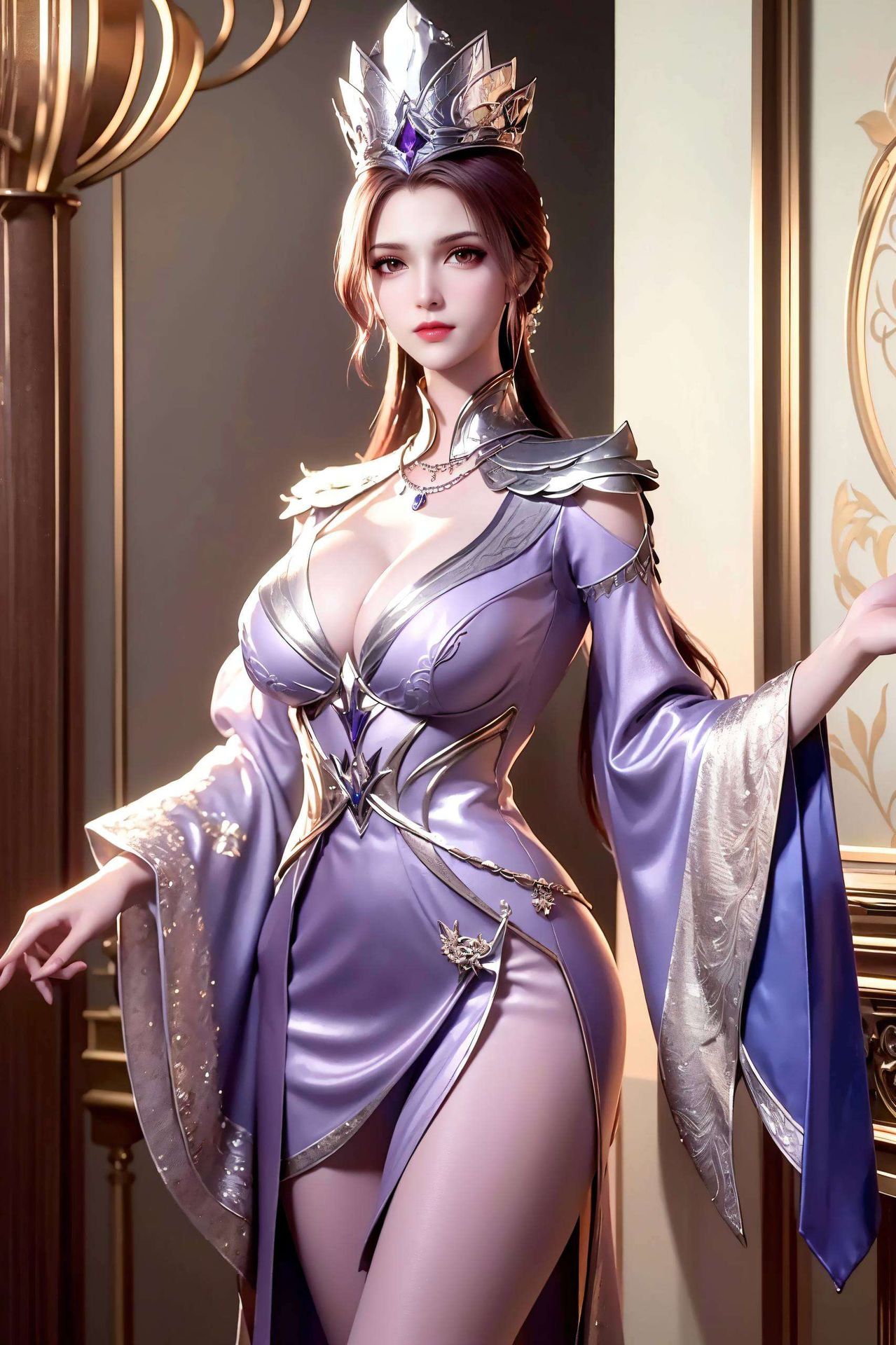 高清画质这款波塞西与比比东壁纸