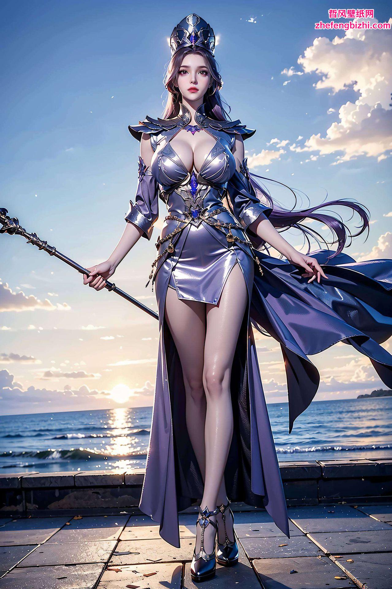 动漫界的绝美角色比比东翩翩起舞让这幅壁纸成为视觉的盛宴