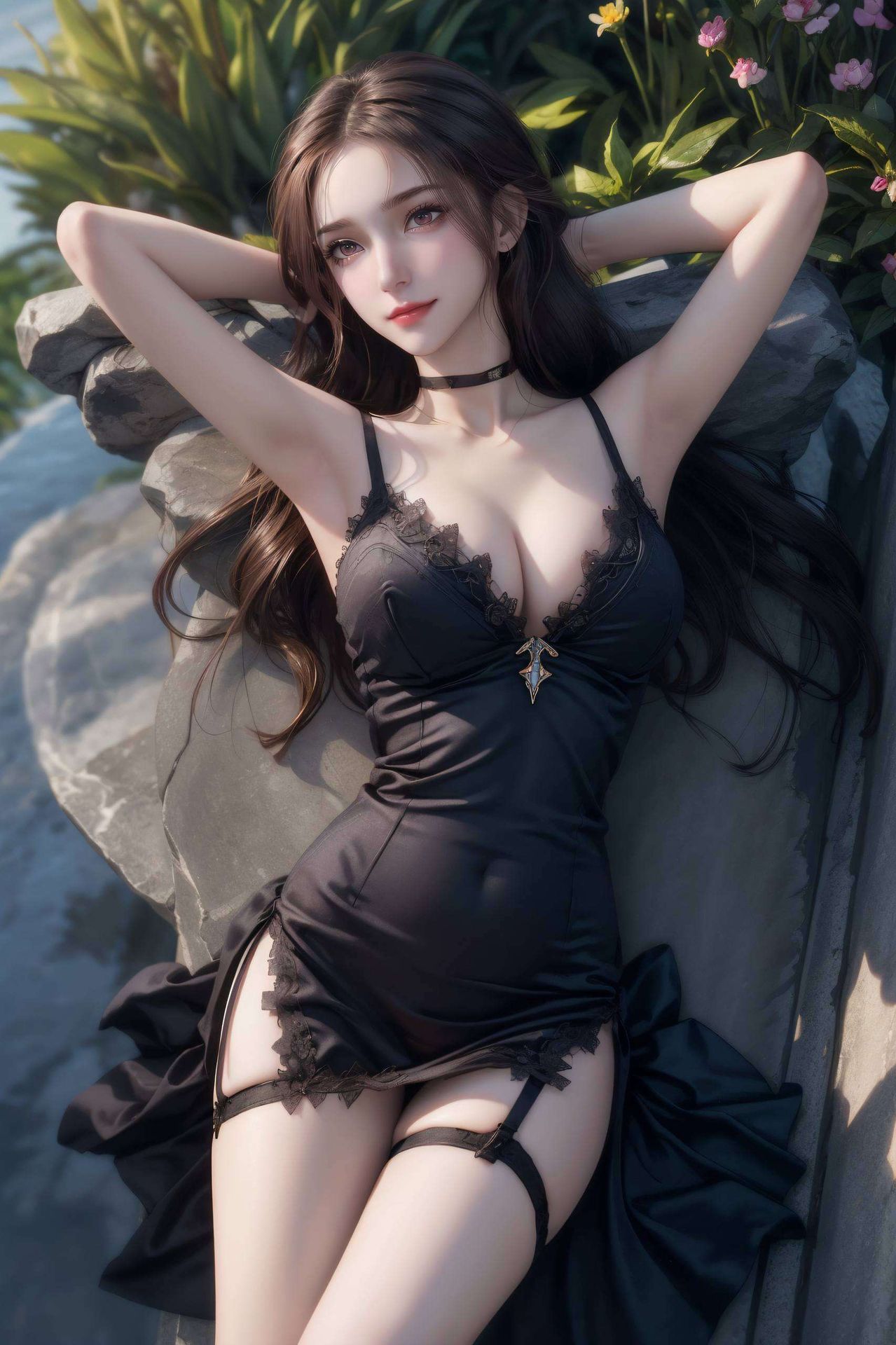 壁纸设计独具匠心将比比东的美丽形象与游戏元素巧妙融合