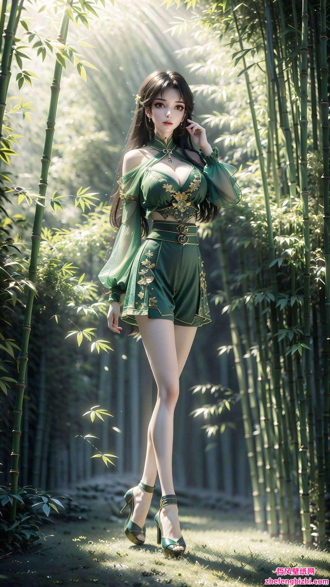 赵丽颖的灵动气质跃然屏上这款高清AI人物神态素材