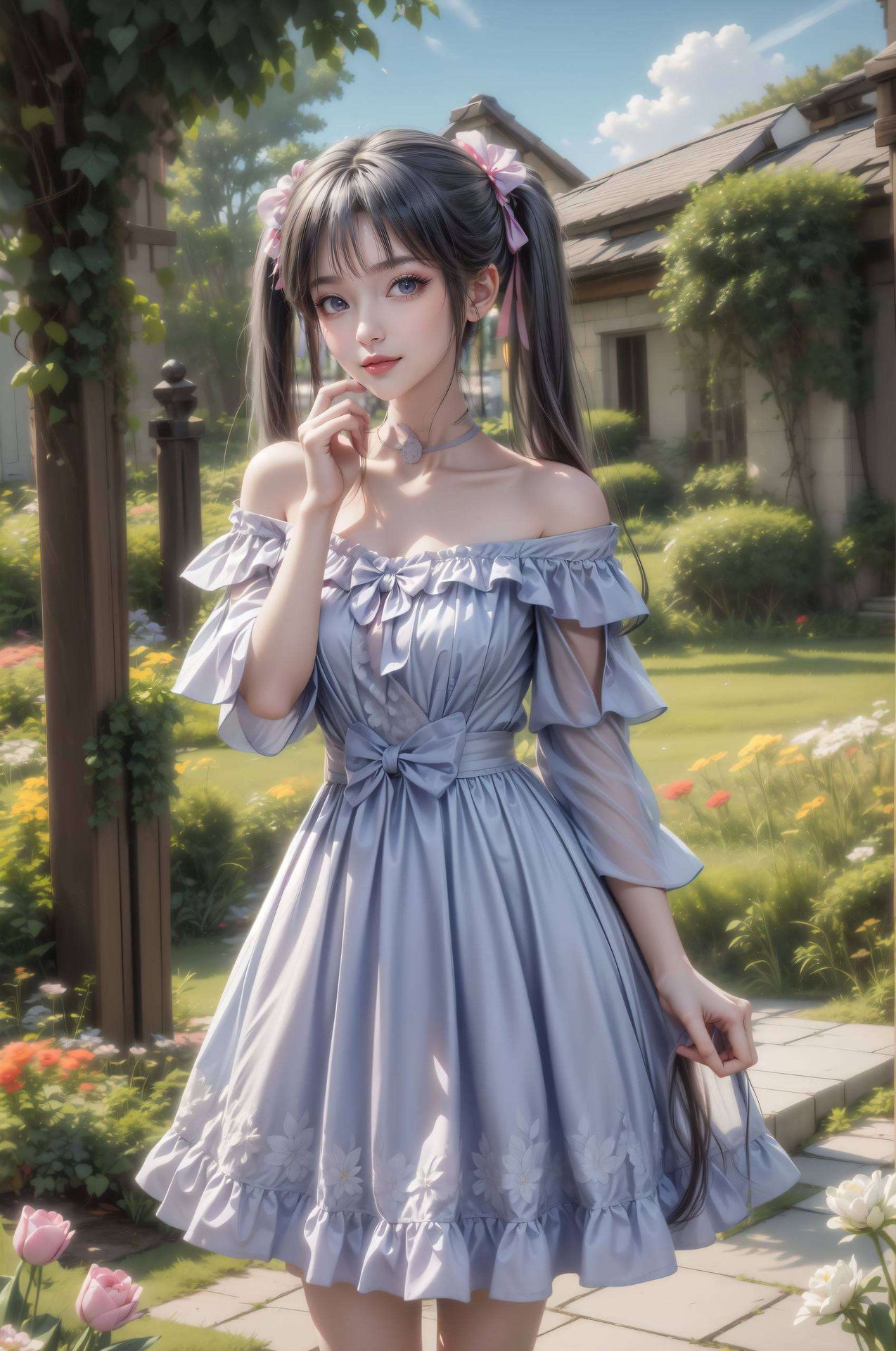 将碧瑶动漫照片的细腻神韵完美呈现这款高清壁纸
