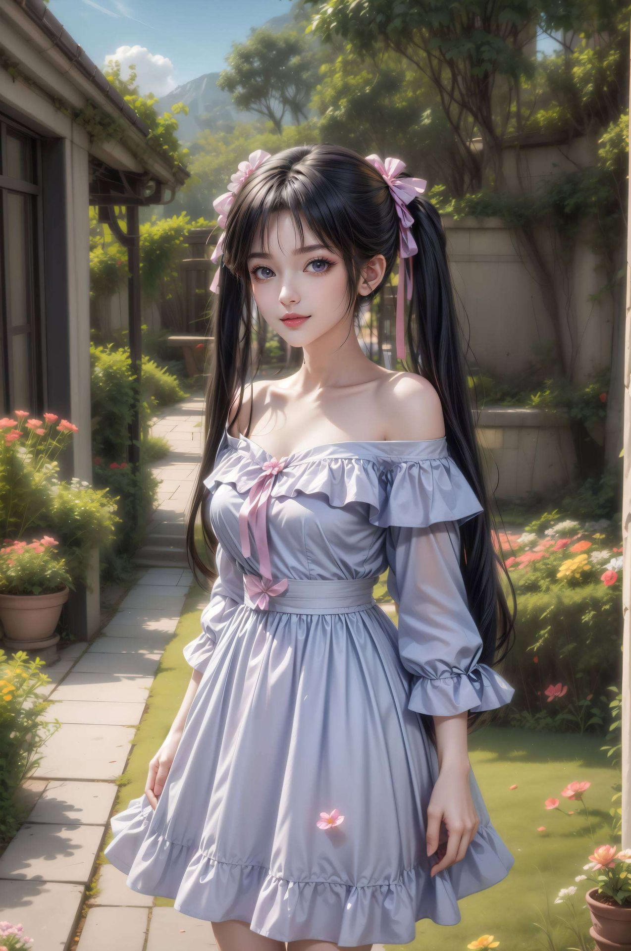 仿佛春风拂面细腻笔触