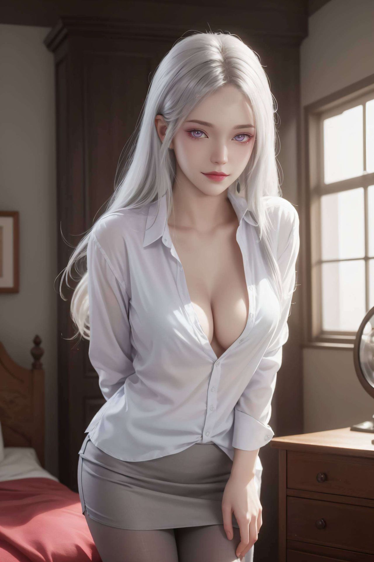 国漫美女的粉色梦幻演绎！细腻的线条生动的表情