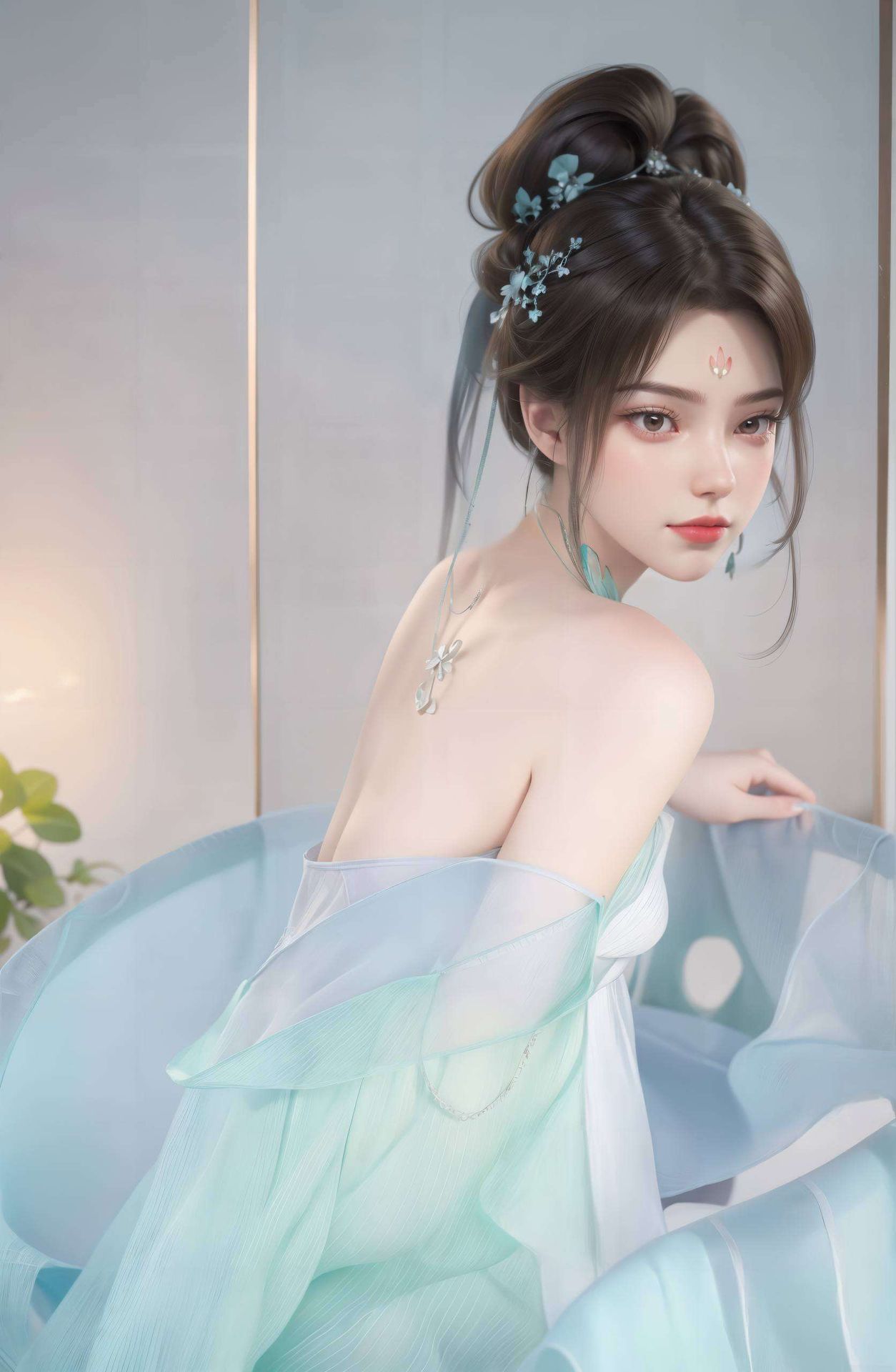 打造这款国漫女主AI极简壁纸让你的手机瞬间焕发独特魅力