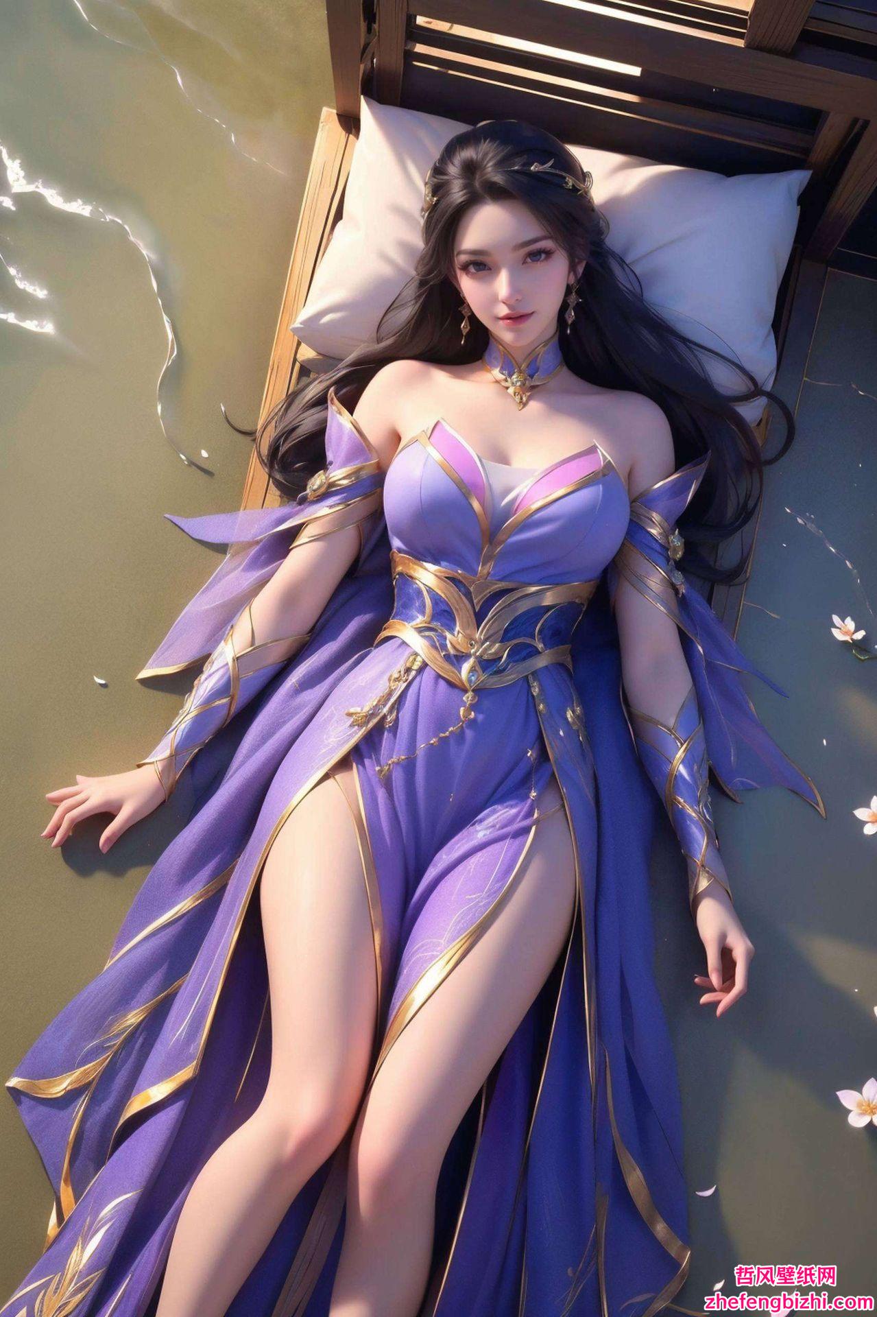 让每一次欣赏都仿佛与她的灵魂对话渐变的色彩映衬出她的灵动与神秘