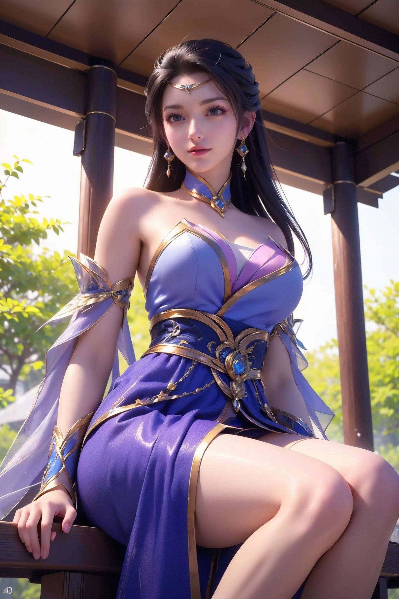 将国漫美女的魅力展现得淋漓尽致融合动物元素