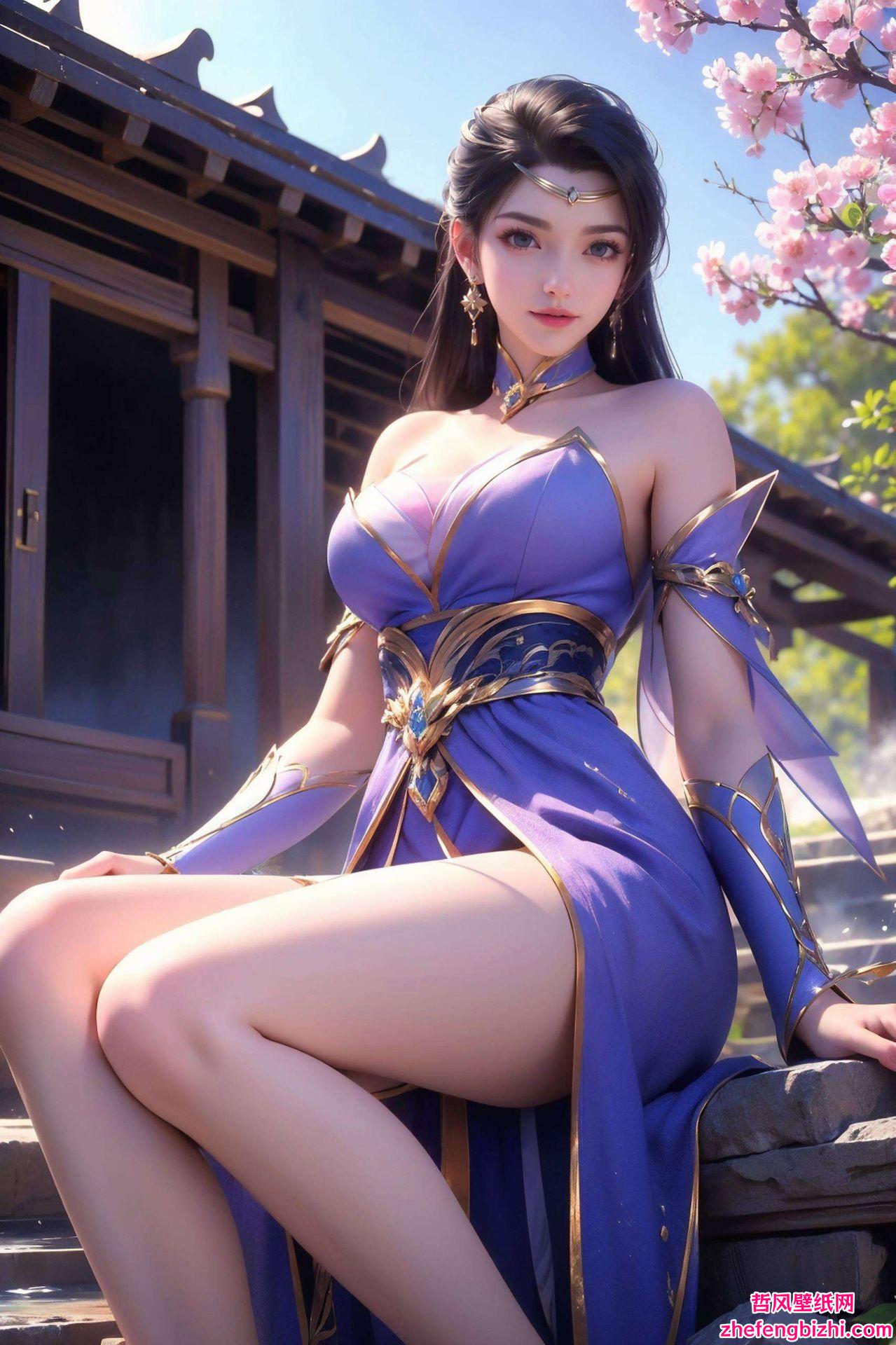 感受楚灵玉的灵动魅力！这款2K高清宽屏壁纸将带你领略国漫女神的绝美风采