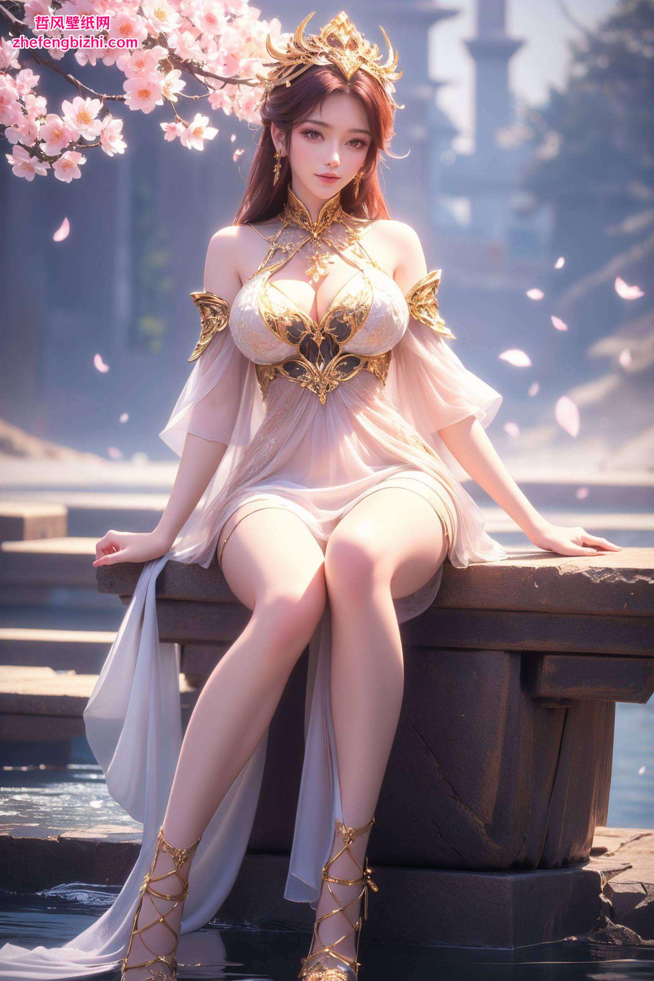 以棋盘格为底纹将你带入一个充满奇幻色彩的国漫世界