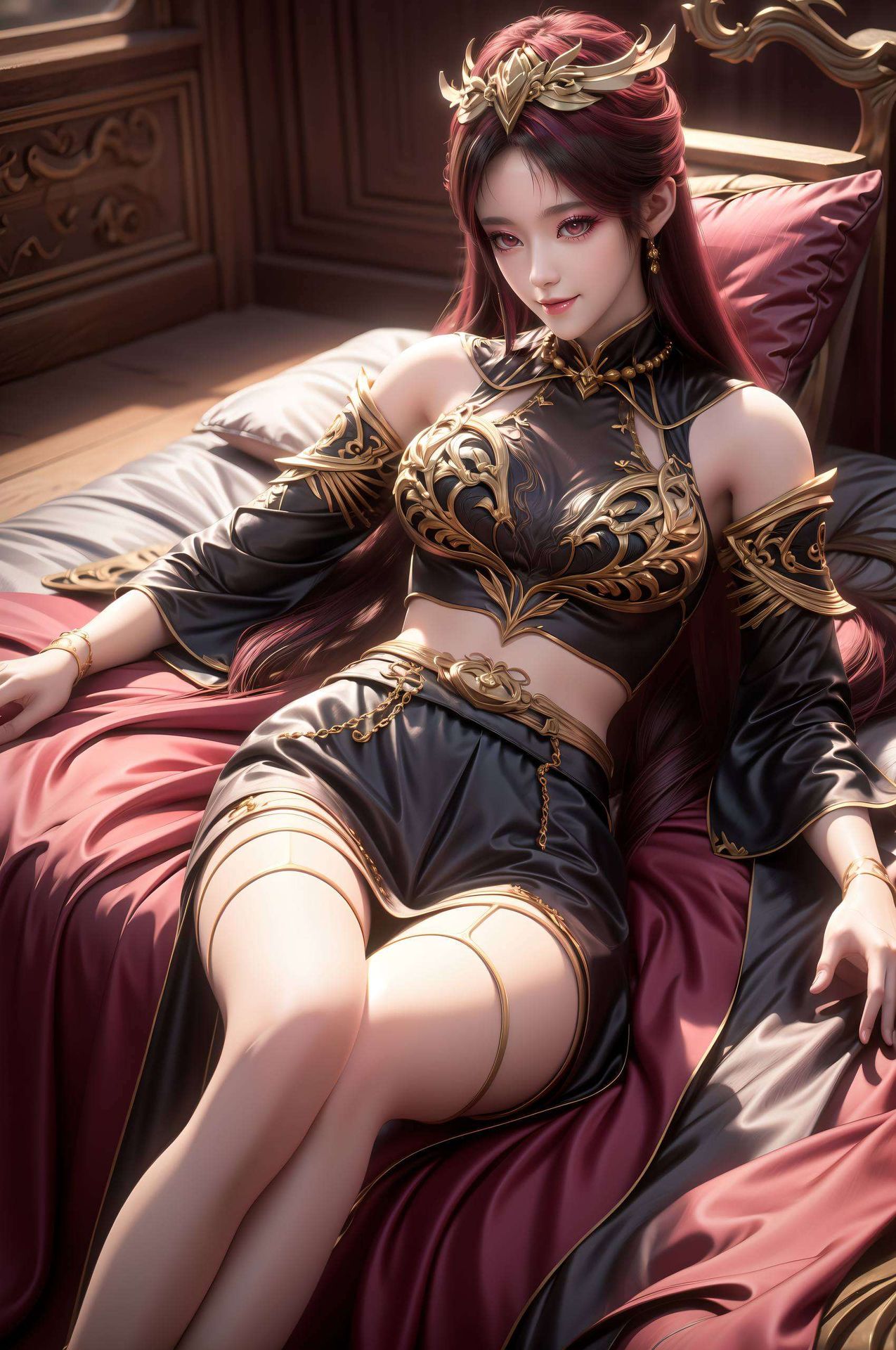 毒血夫人以其百炼成神的魅力引人沉醉