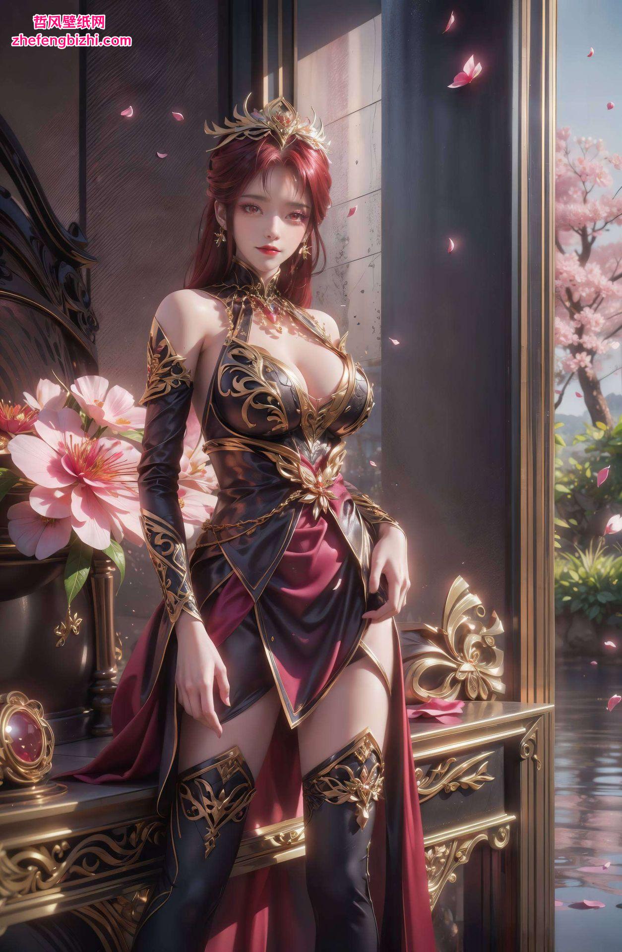 尽显东方美学的魅力画面中毒血夫人眼神深邃