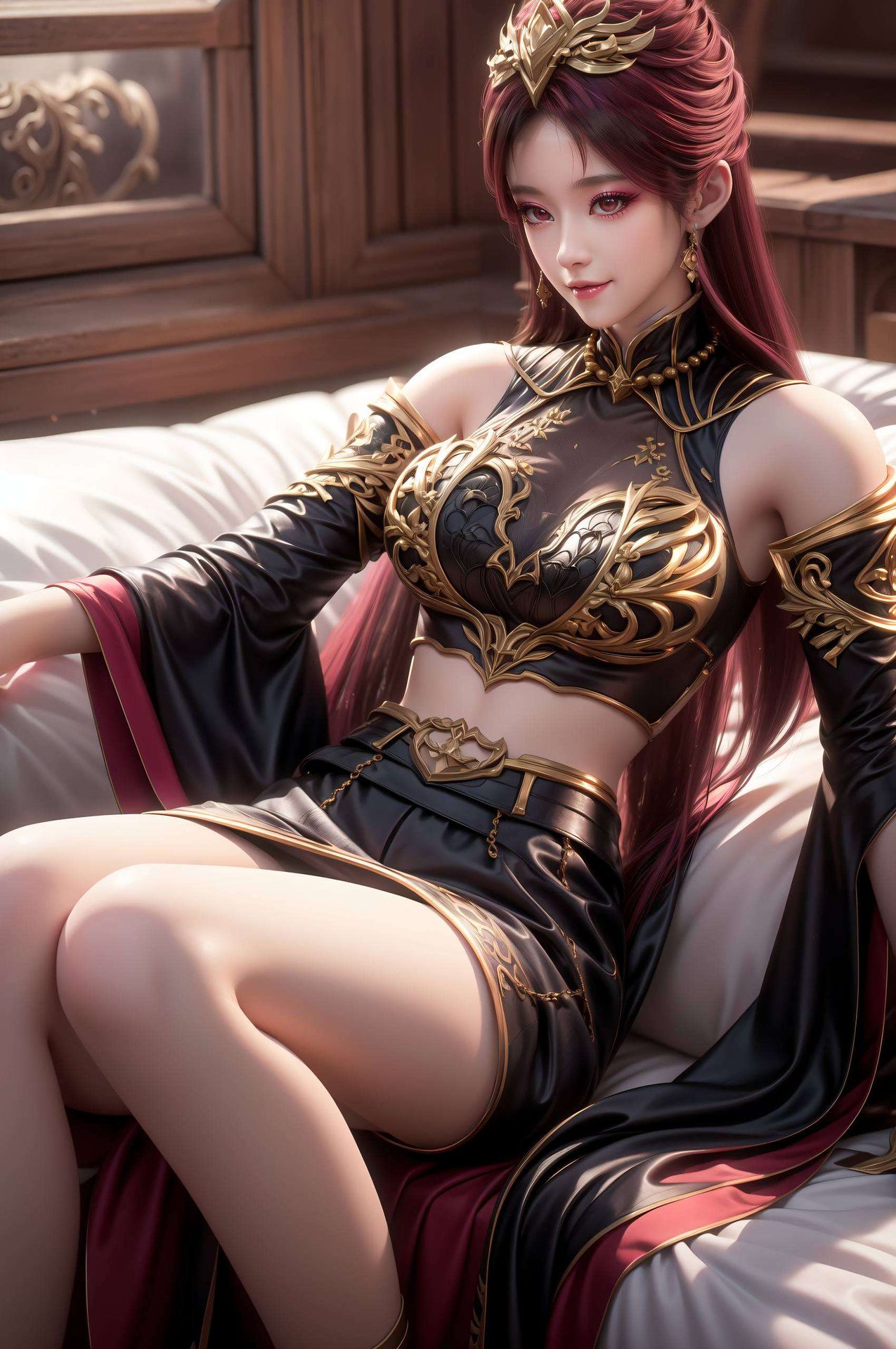 国漫美女形象跃然iPad屏幕毒血夫人结局之美