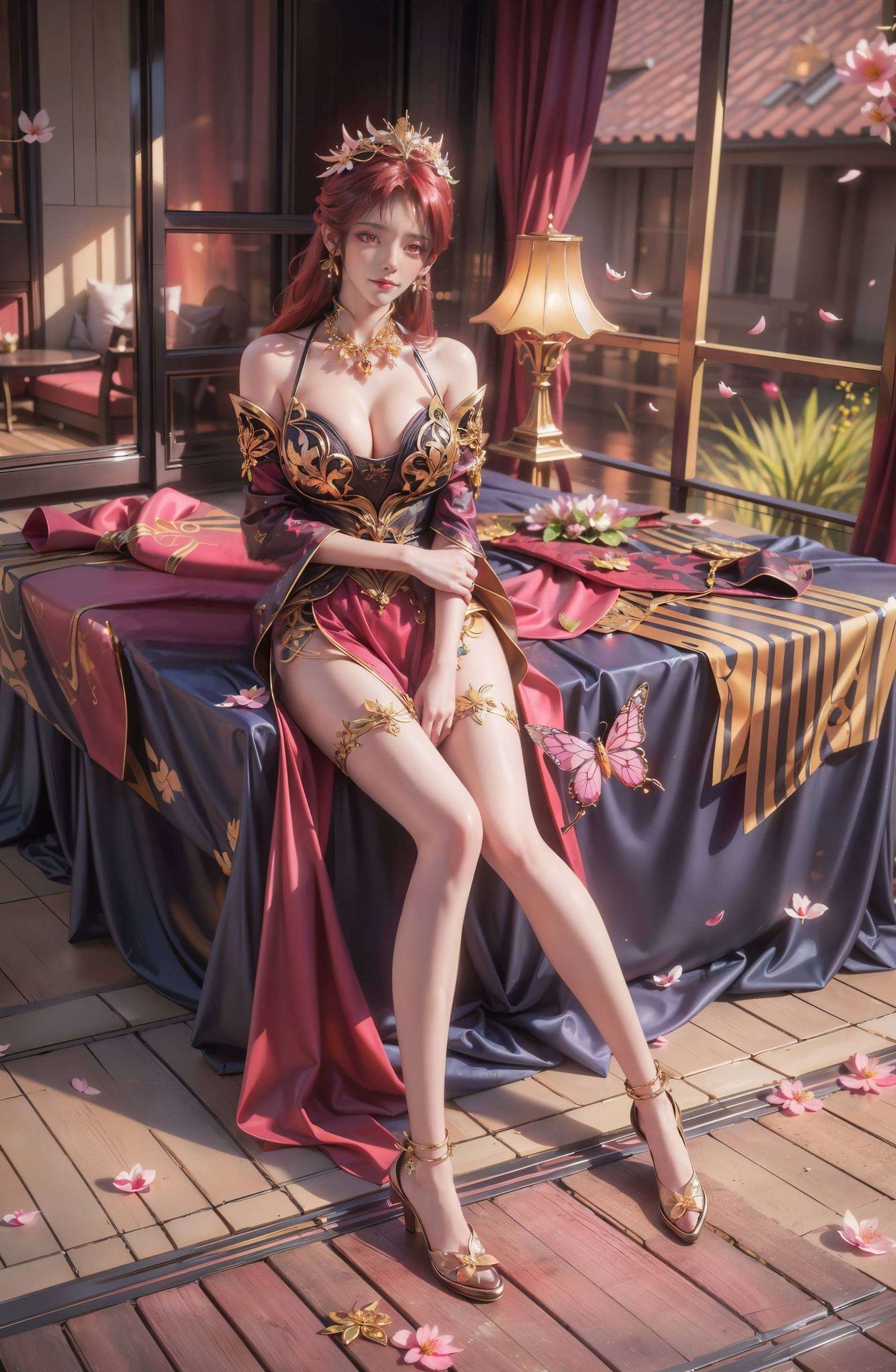 古典美与奇幻元素交织以早期毒血夫人的神秘魅力为核心