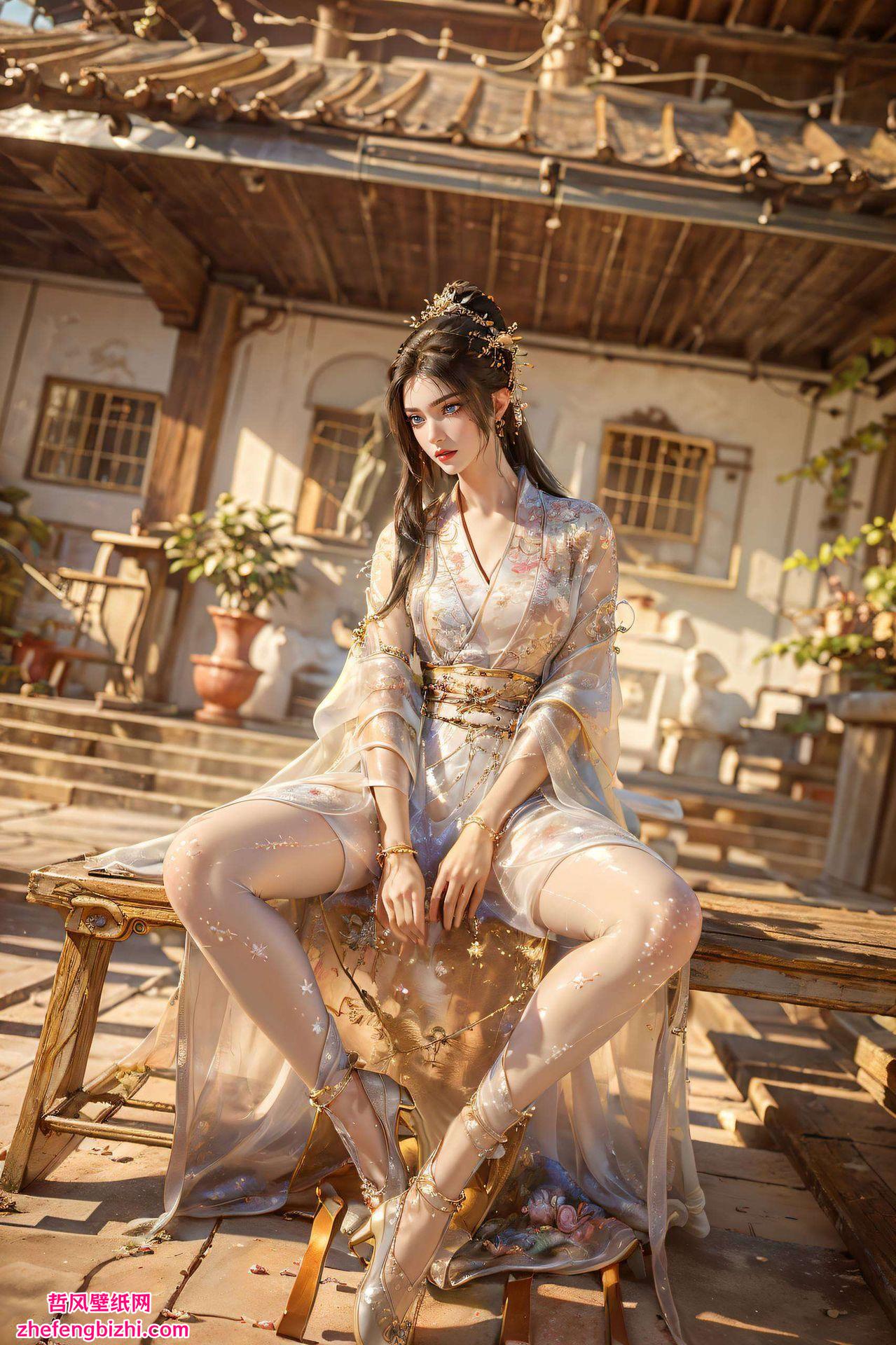 每一次滑动以她独特的东方元素魅力