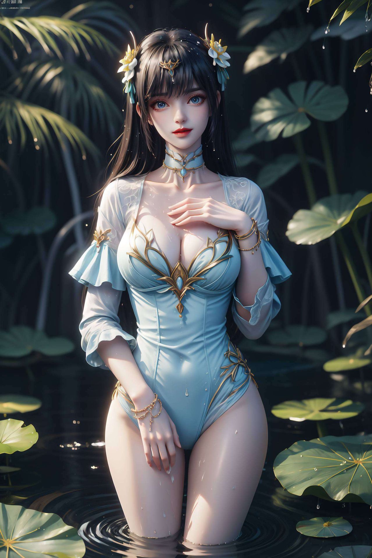 捕捉了她的甜美瞬间以她的灵动与智慧