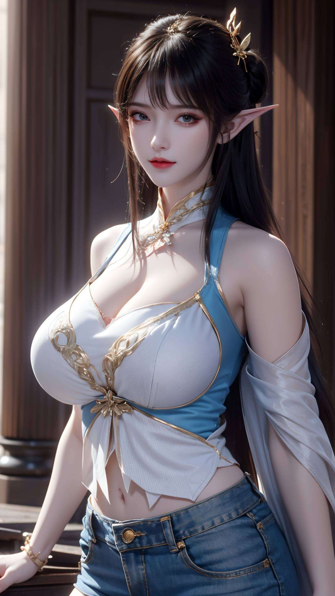 打造独特Ins风高清壁纸绘制凤清儿舞动身姿