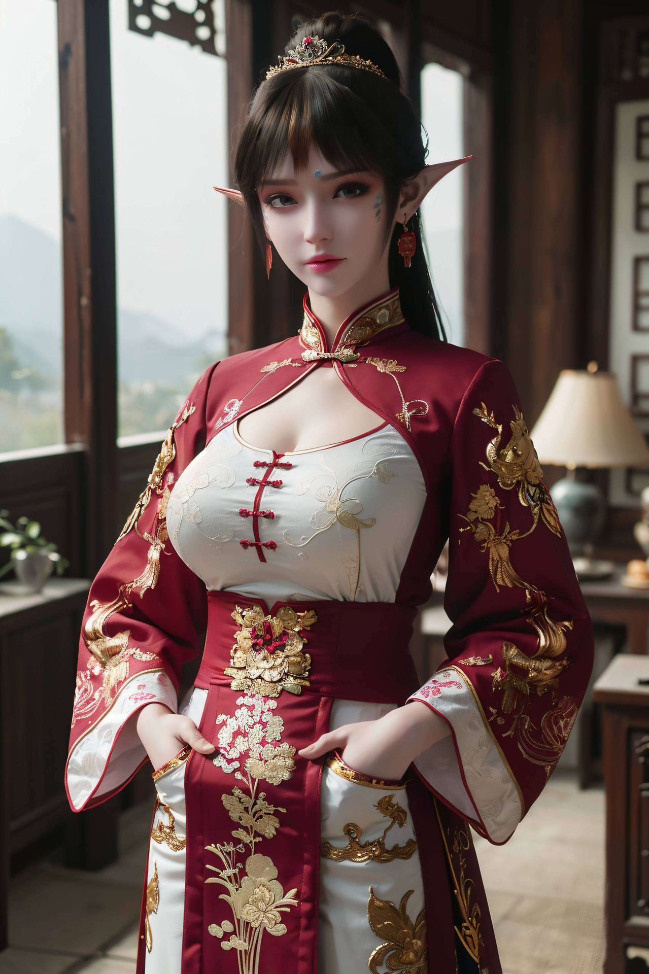 让凤清儿的每一个动作都栩栩如生宛如置身仙境