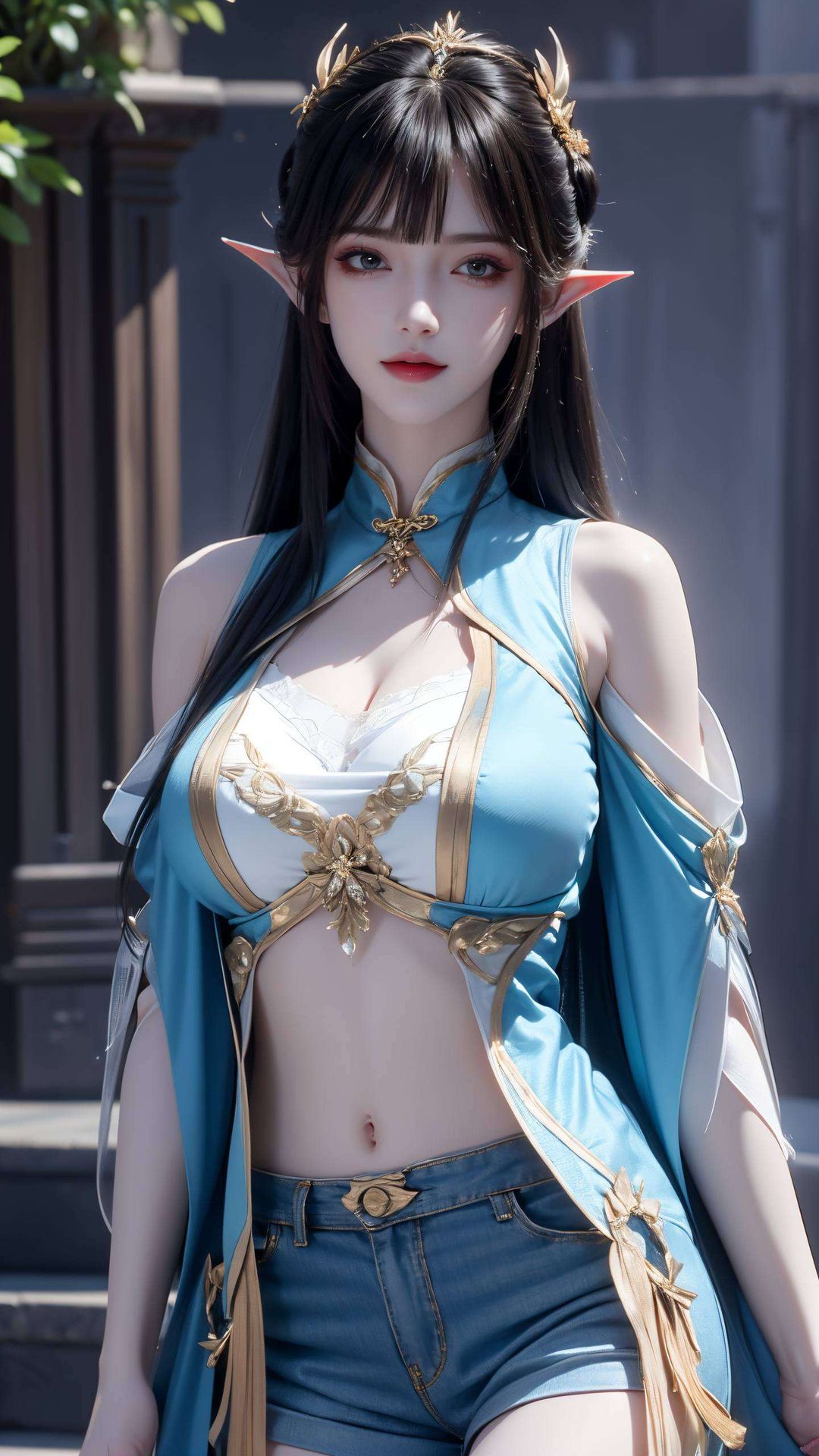 不仅是一抹视觉盛宴国漫美女凤清儿以其独特的民族风魅力