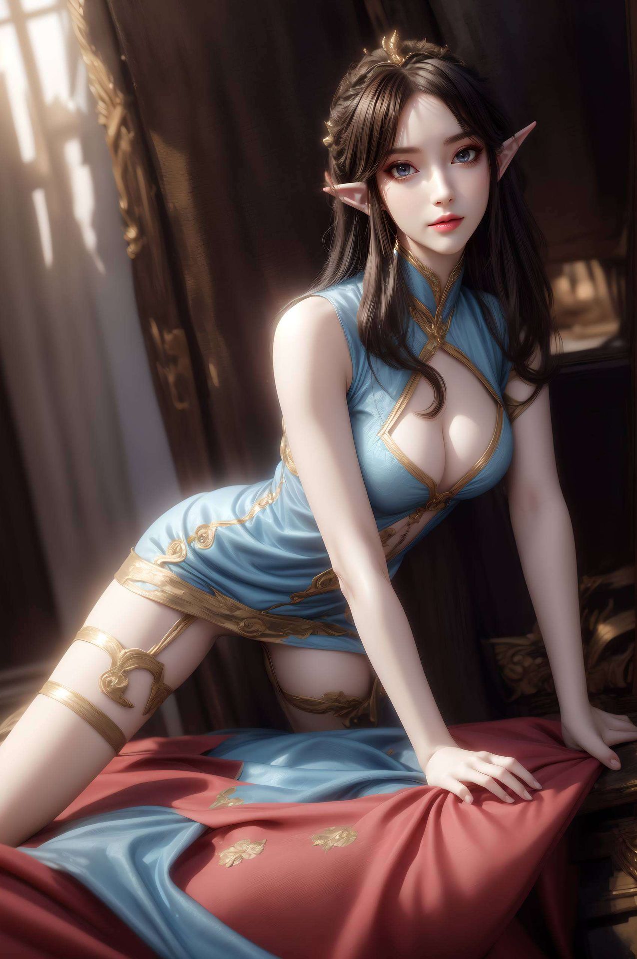 仿佛要从屏幕中跃出画面中