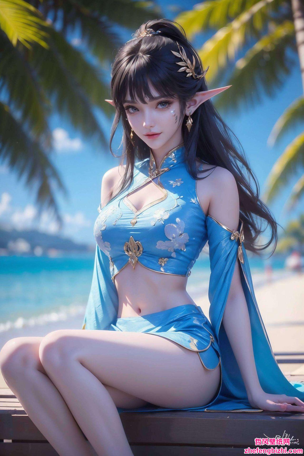 以不规则设计捕捉你的视线画中的凤清儿