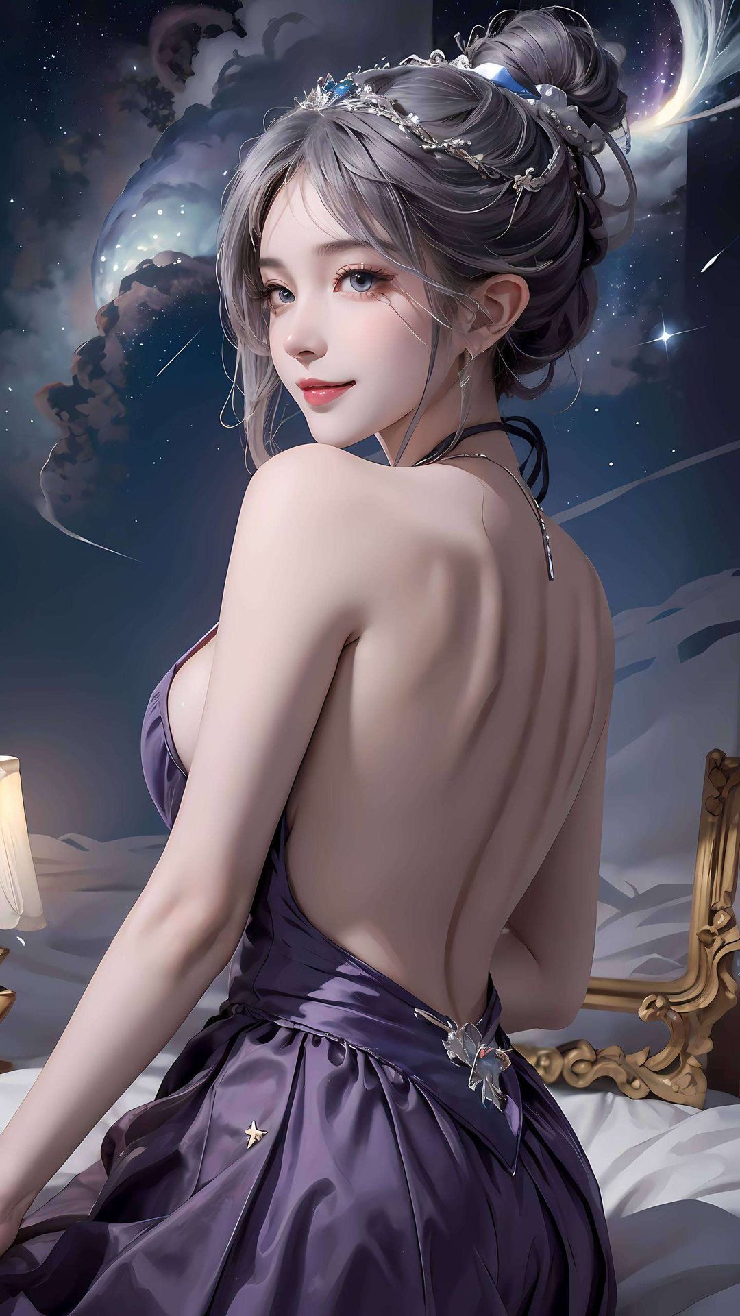 流畅的线条这款2k高清桌布将国漫女神的魅力展现得淋漓尽致