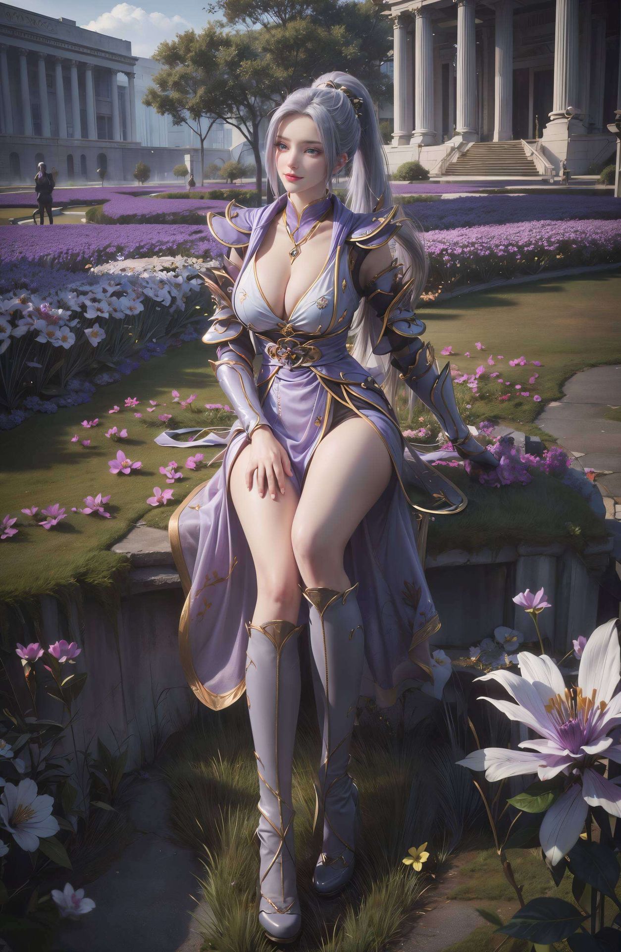 如同夏日微风轻拂带来一抹清新的梦幻色彩