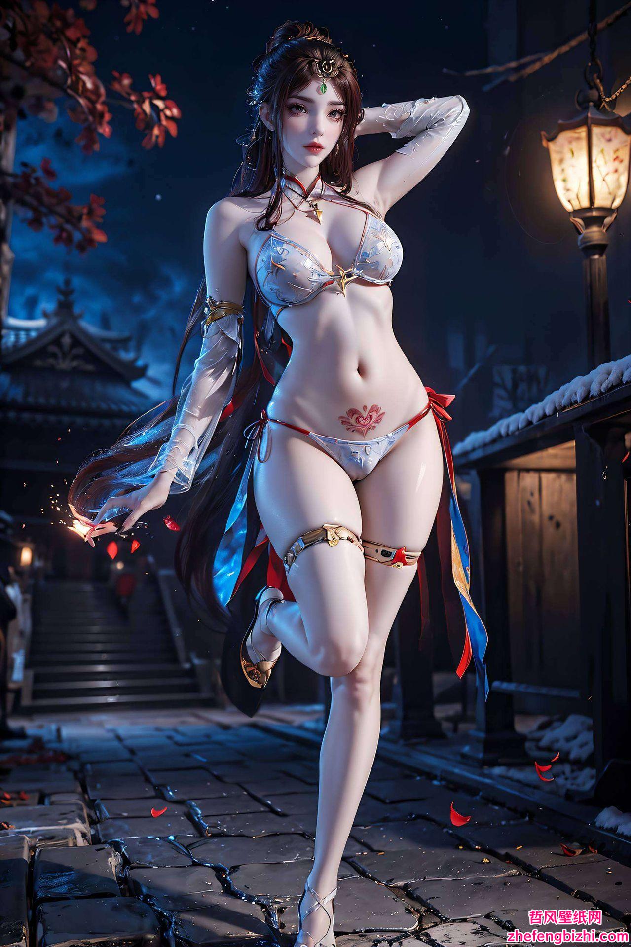 高清画质翩翩舞动于电脑桌面