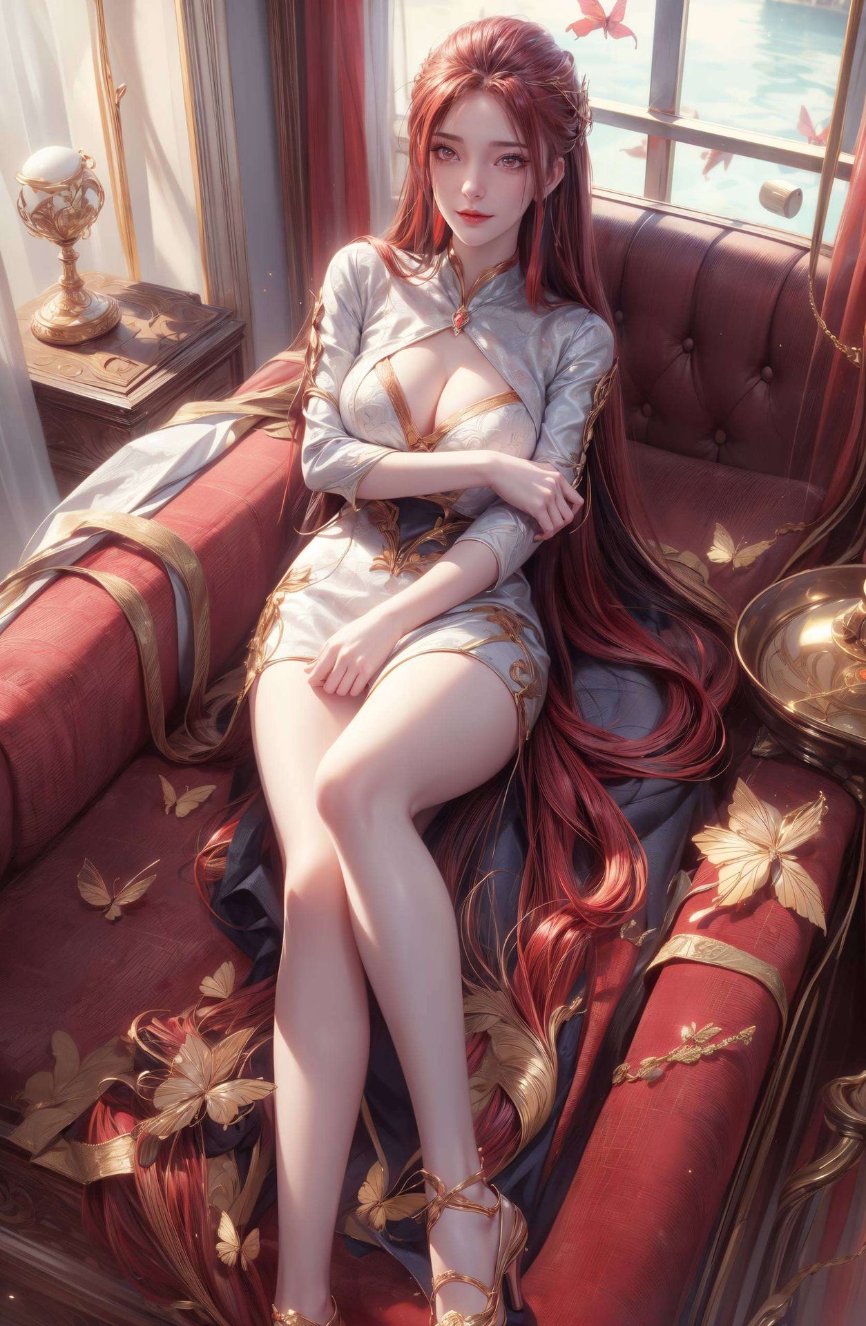 这幅横屏壁纸每一羽毛都闪烁着感伤的梦幻光泽