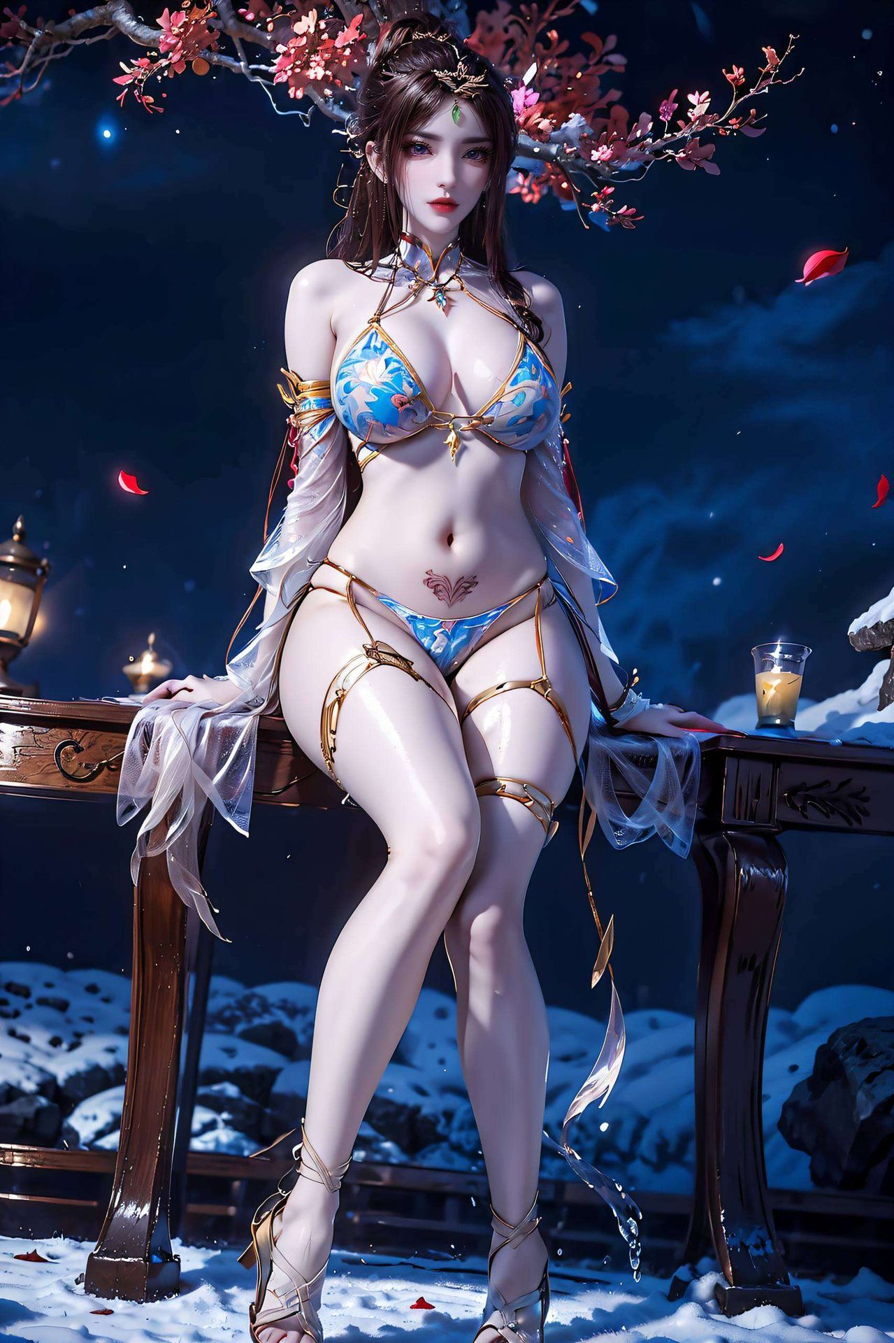 为你的电脑带来一场视觉盛宴这款【红凰高清动态壁纸】绝对是你桌面上的璀璨明珠！融合了国漫的独特韵味与AI技术的细腻呈现