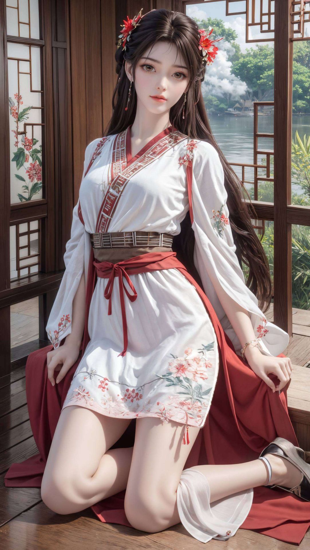 那位翩翩起舞的古风女神以她独有的灵动姿态
