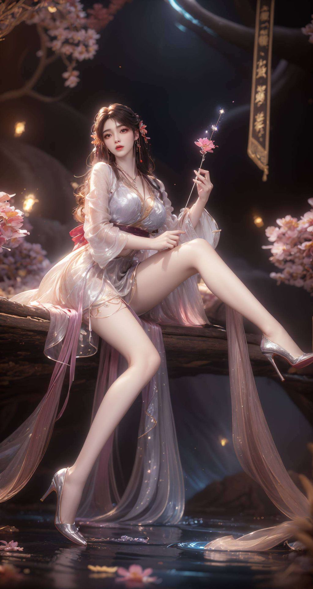 画面中融合了ins风的时尚元素