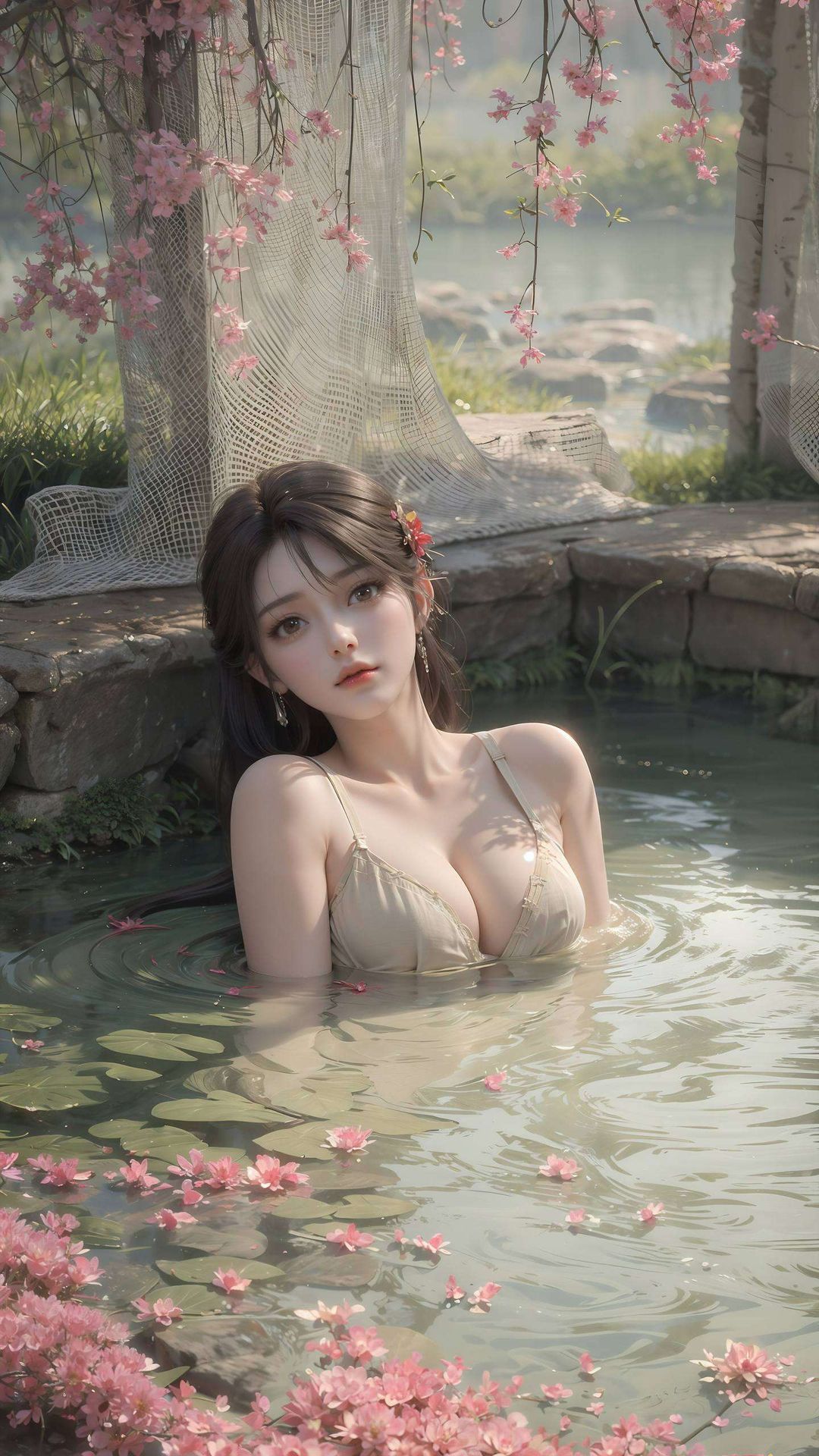 尽在火灵儿！这款【ai国漫美女点阵苹果国漫女神ai】真人版壁纸细腻描绘