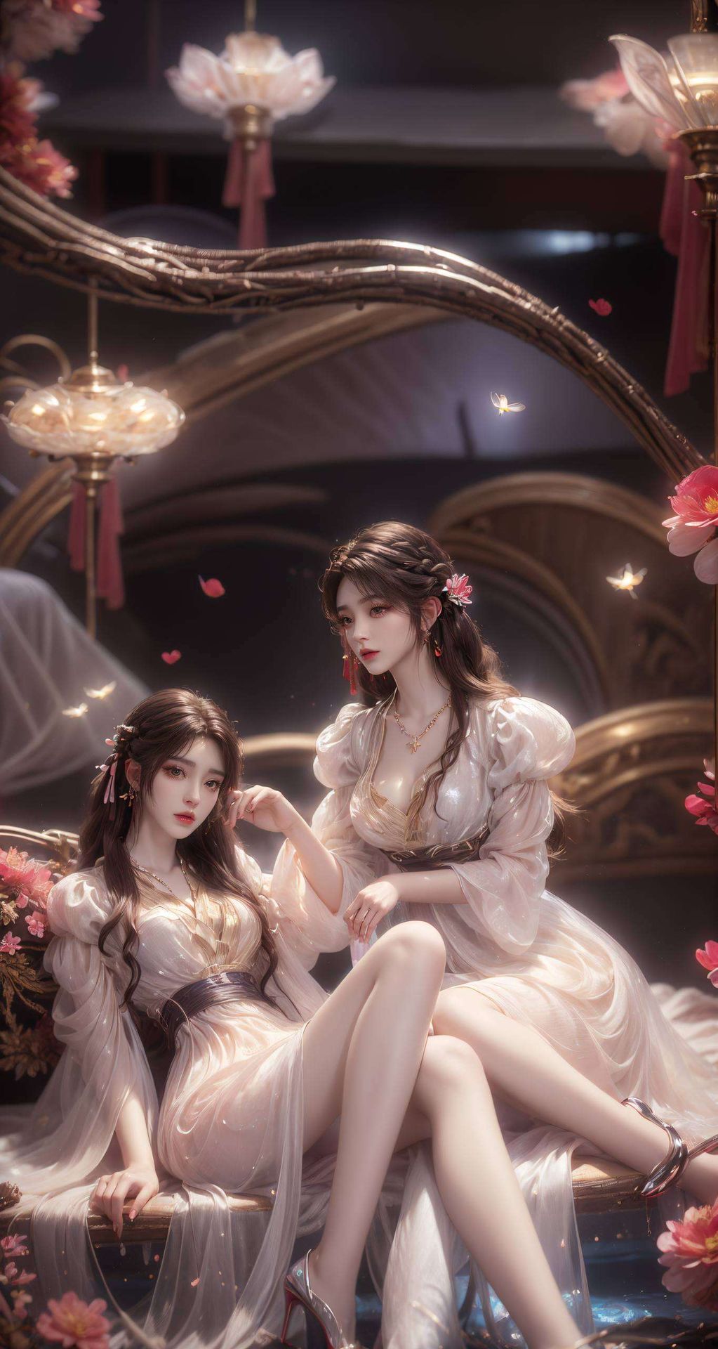 这位国漫中的灵动女神犹如置身奇幻动漫世界