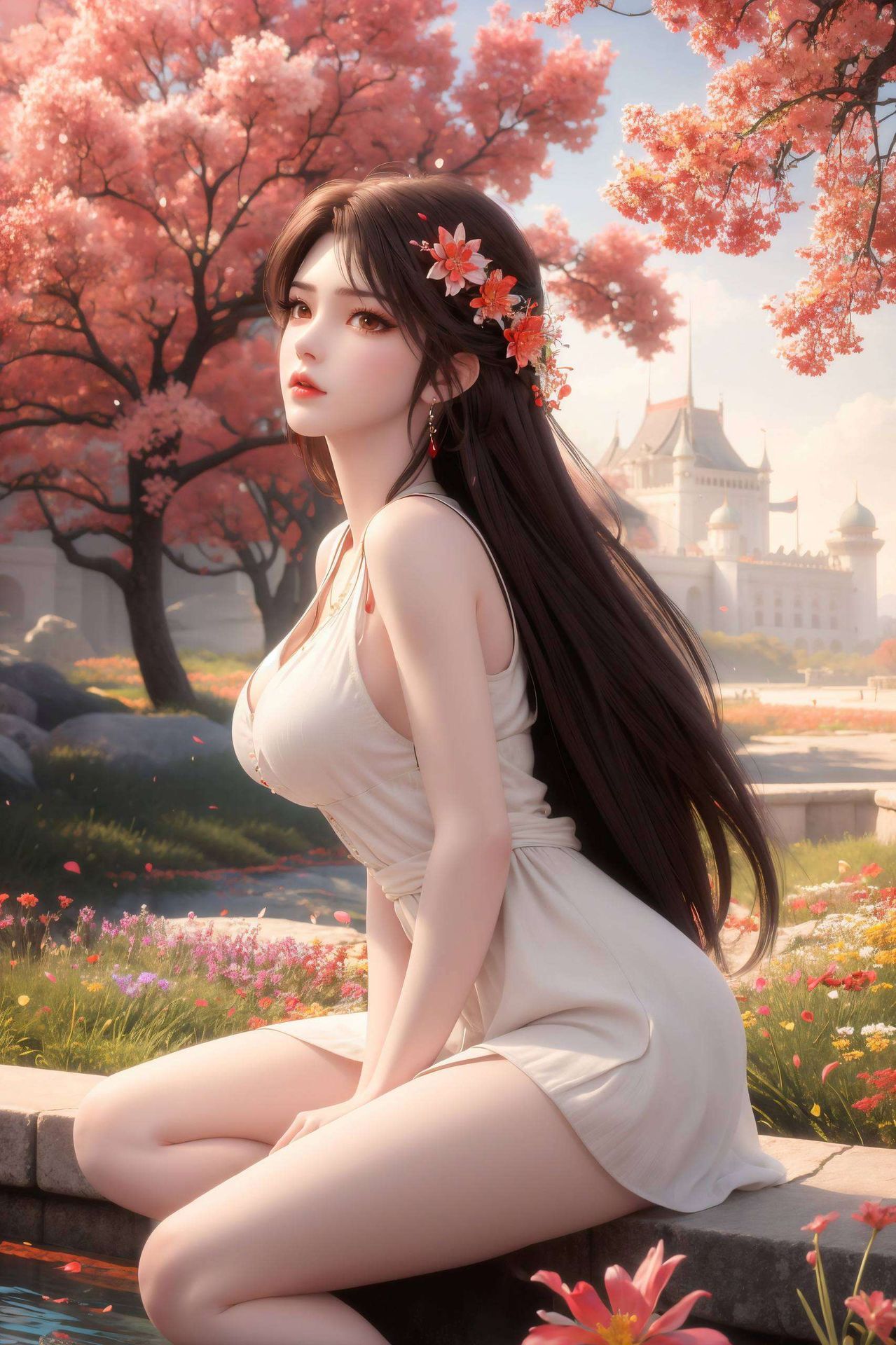 跃然宽屏壁纸之上石昊与火灵儿重逢的那一刻